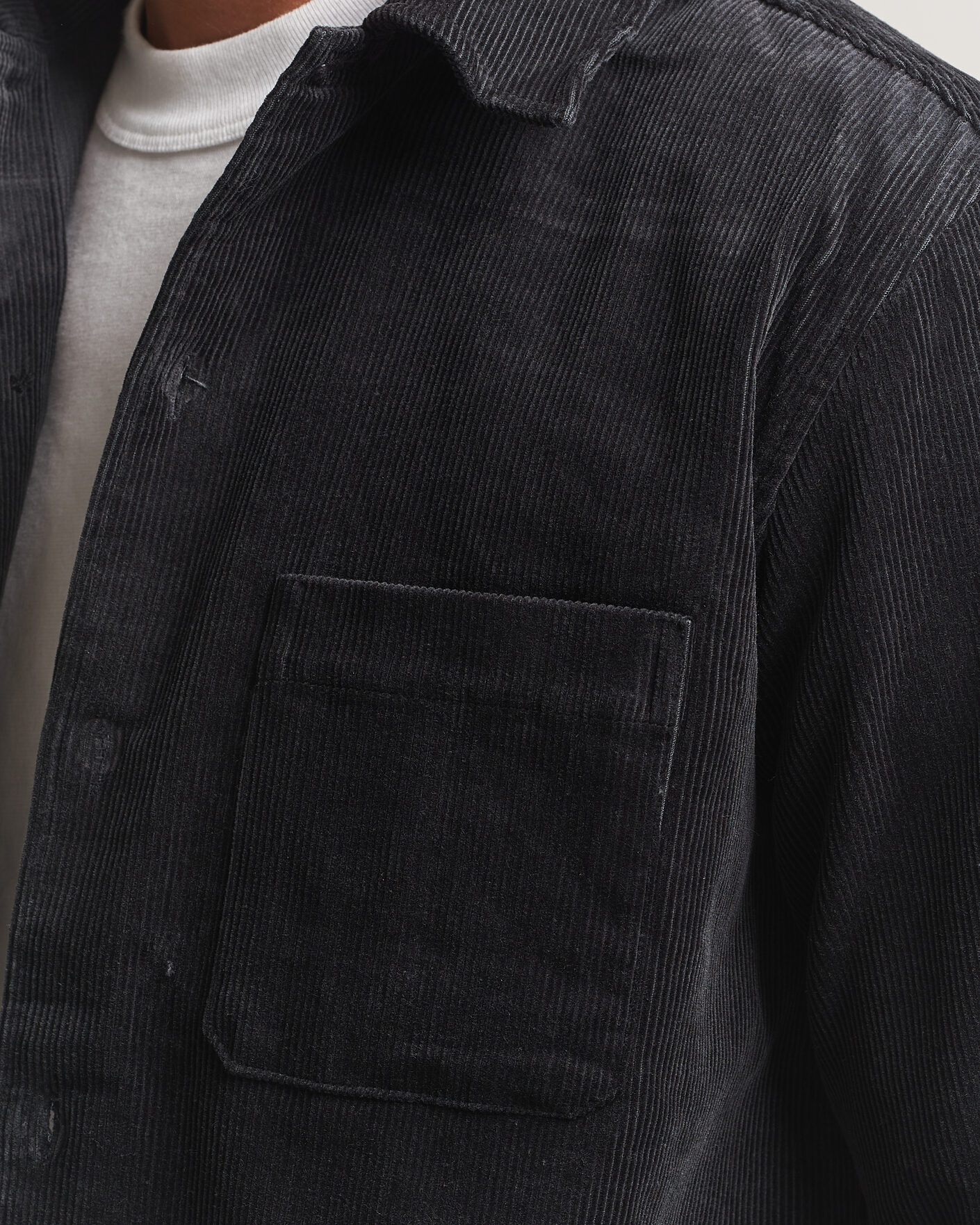 Herren | Hemden | Samsøe Samsøe | Damon Corduroy Overshirt Black