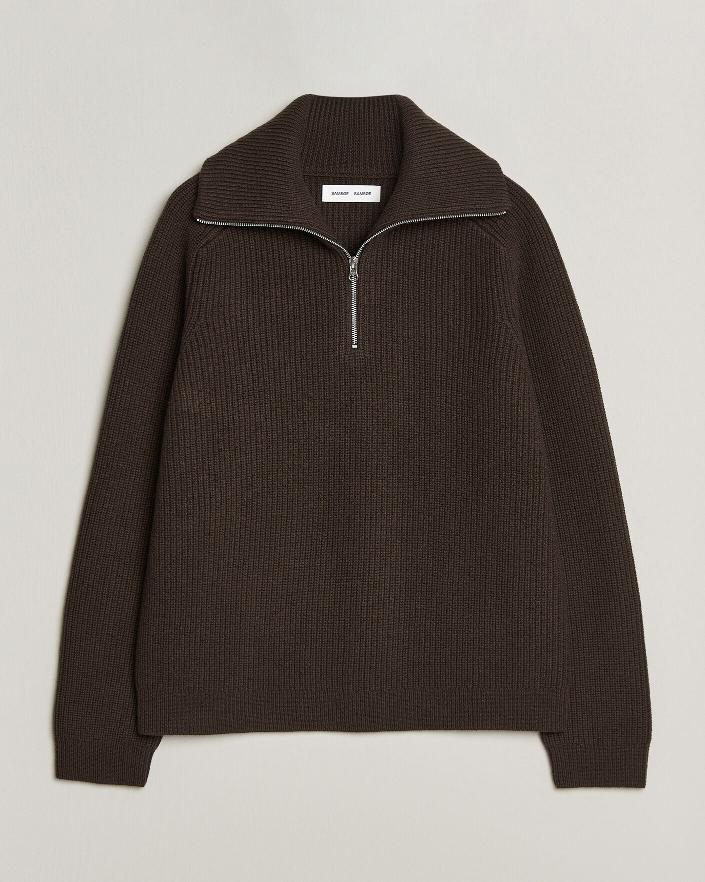Herren | Pullover | Samsøe Samsøe | Rick Wool Heavy Knitted Half Zip Delicioso