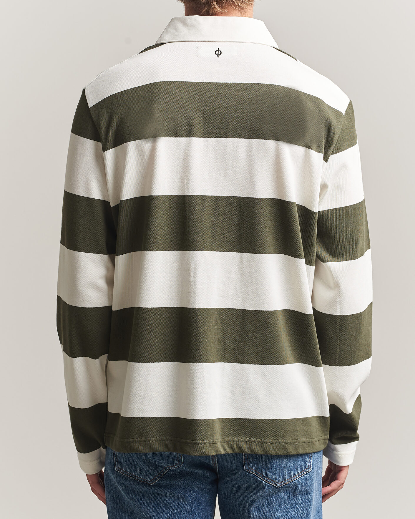 Herren | Pullover | Samsøe Samsøe | Kevin Barstriped Rugger Forest Night/White