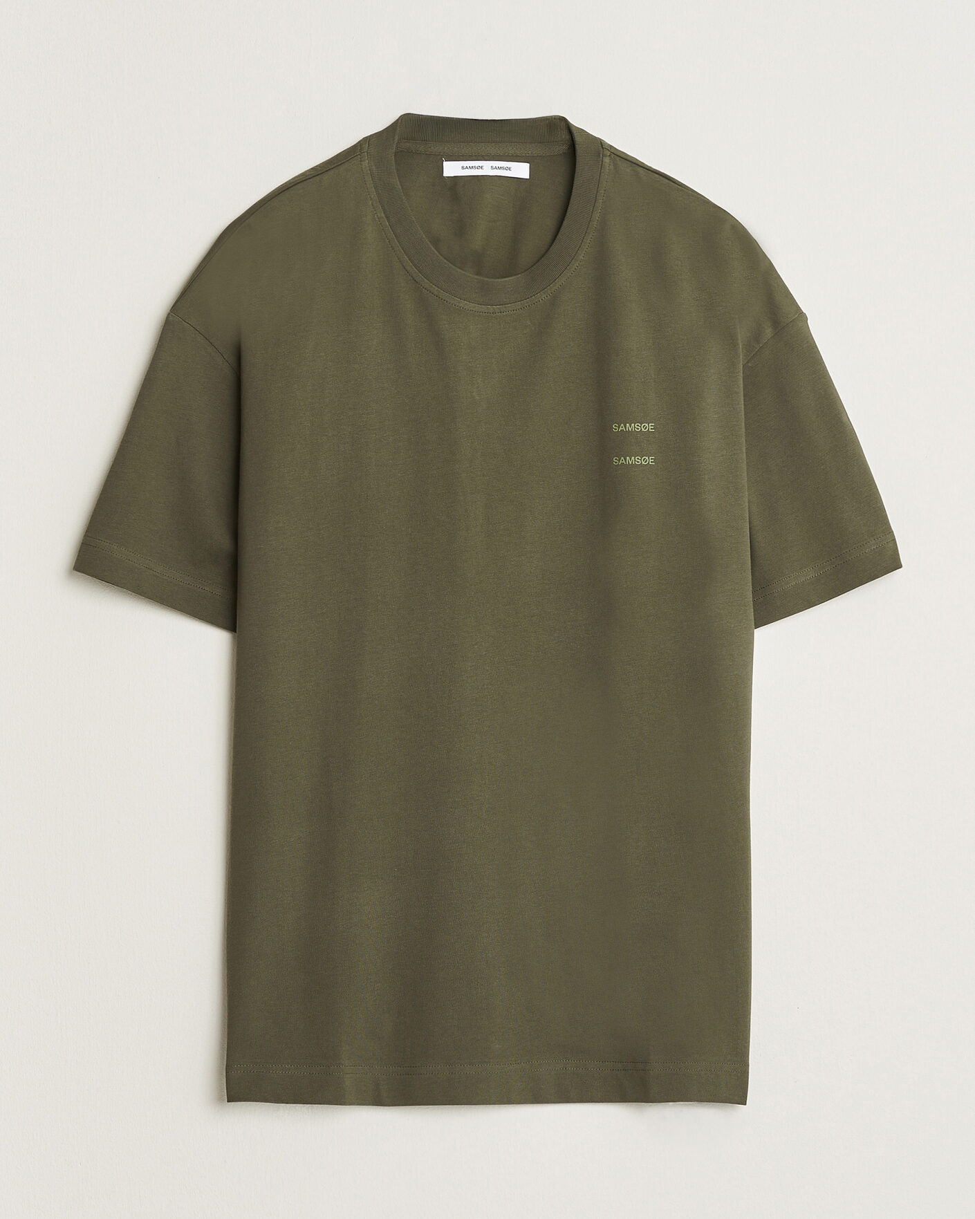 Herren | T-Shirts | Samsøe Samsøe | Joel Organic Cotton T-Shirt Forest Night