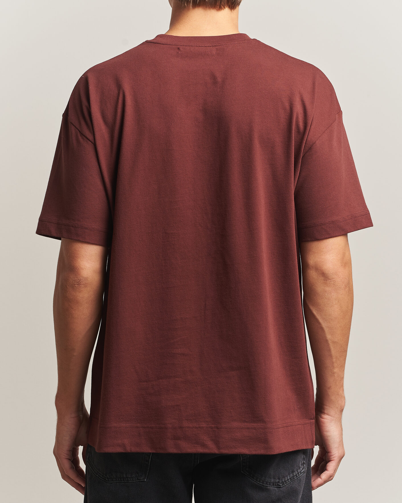 Herren | T-Shirts | Samsøe Samsøe | Joel Organic Cotton T-Shirt Bitter Chocolate
