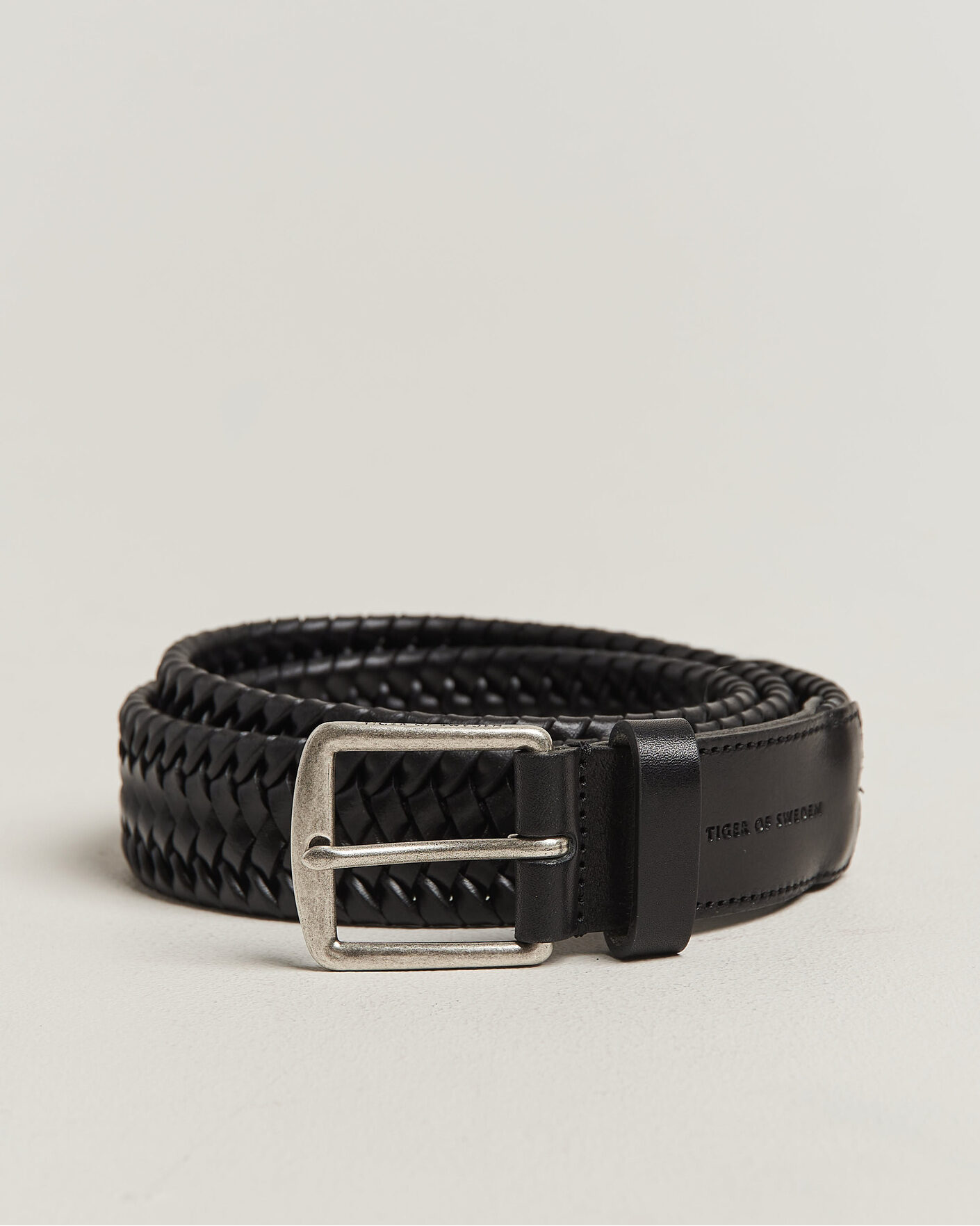 Herren | Gürtel | Tiger of Sweden | Braidant Braided Belt Black
