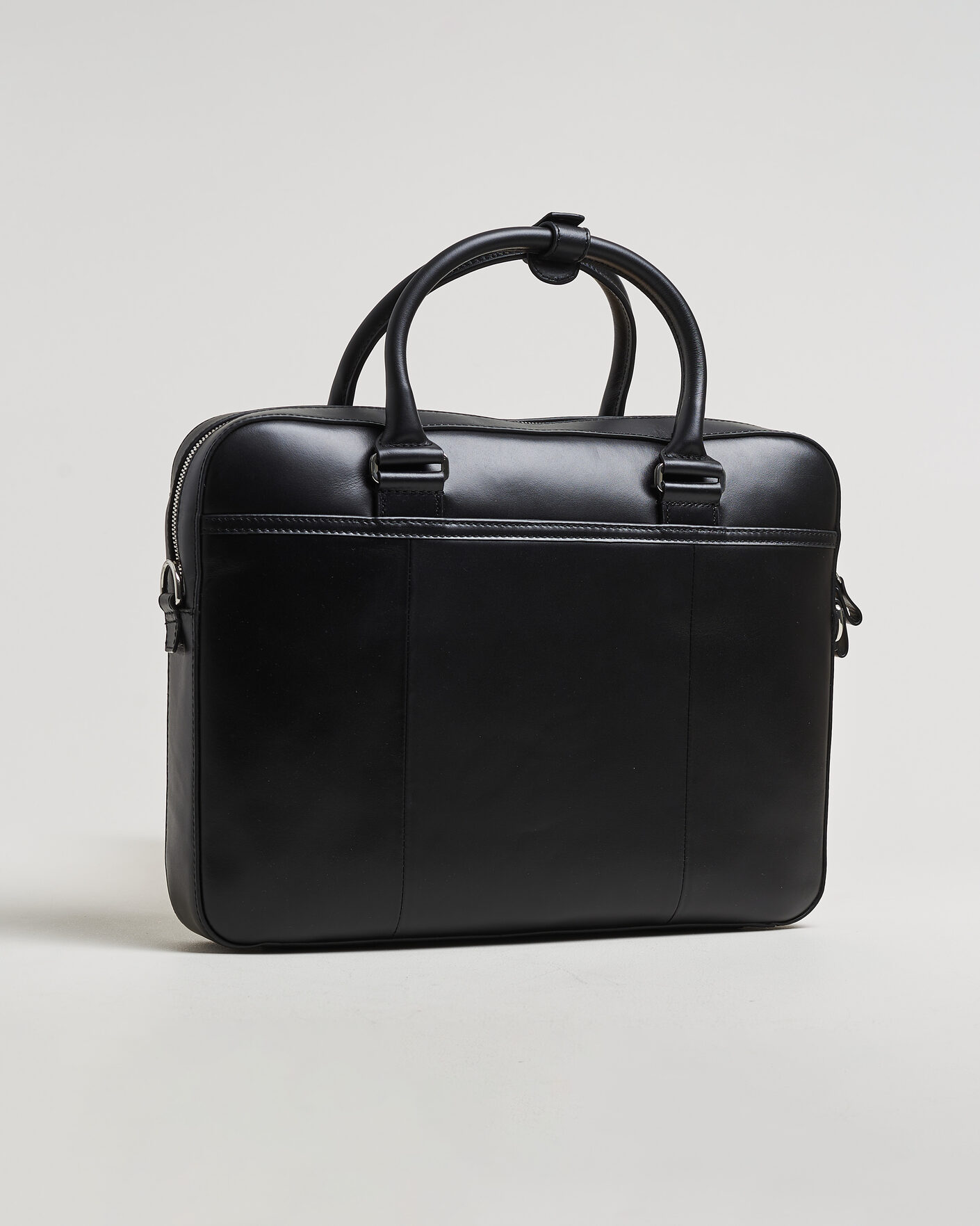 Herren | Taschen | Tiger of Sweden | Bosun Smooth Leather Briefcase Black