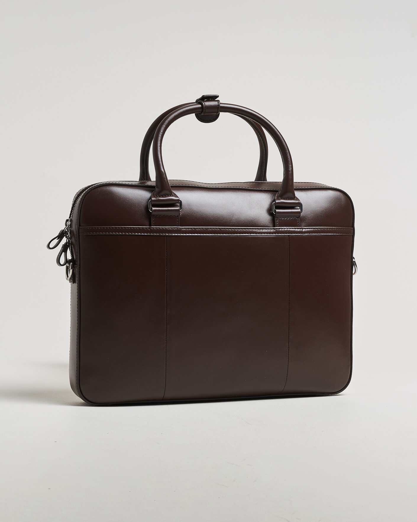 Herren | Taschen | Tiger of Sweden | Bosun Smooth Leather Briefcase Dark Brown