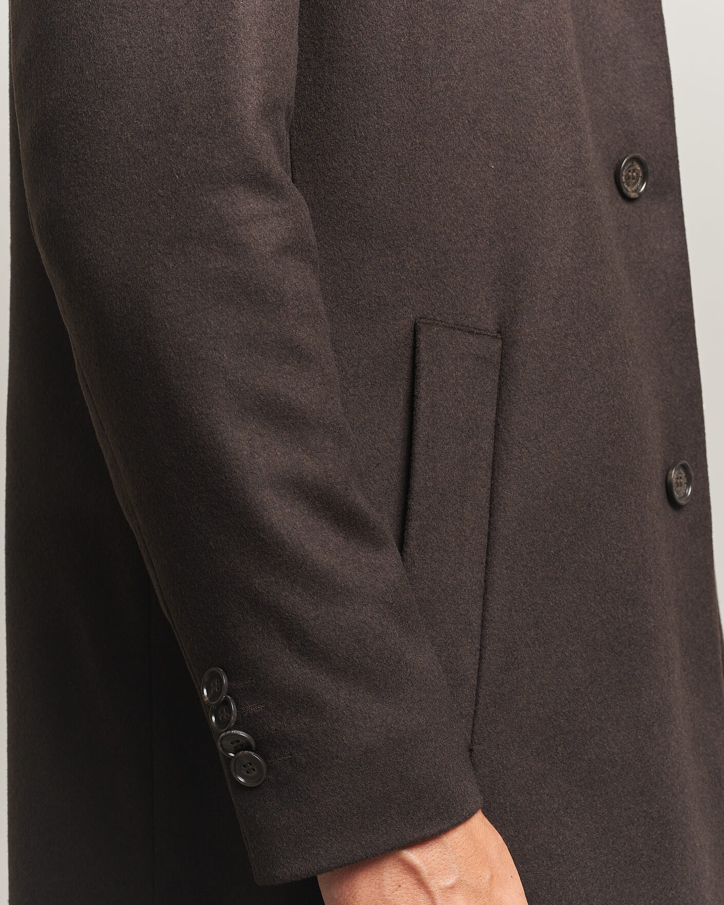 Herren | Jacken | Tiger of Sweden | Aleric Wool/Cashmere Coat Espresso