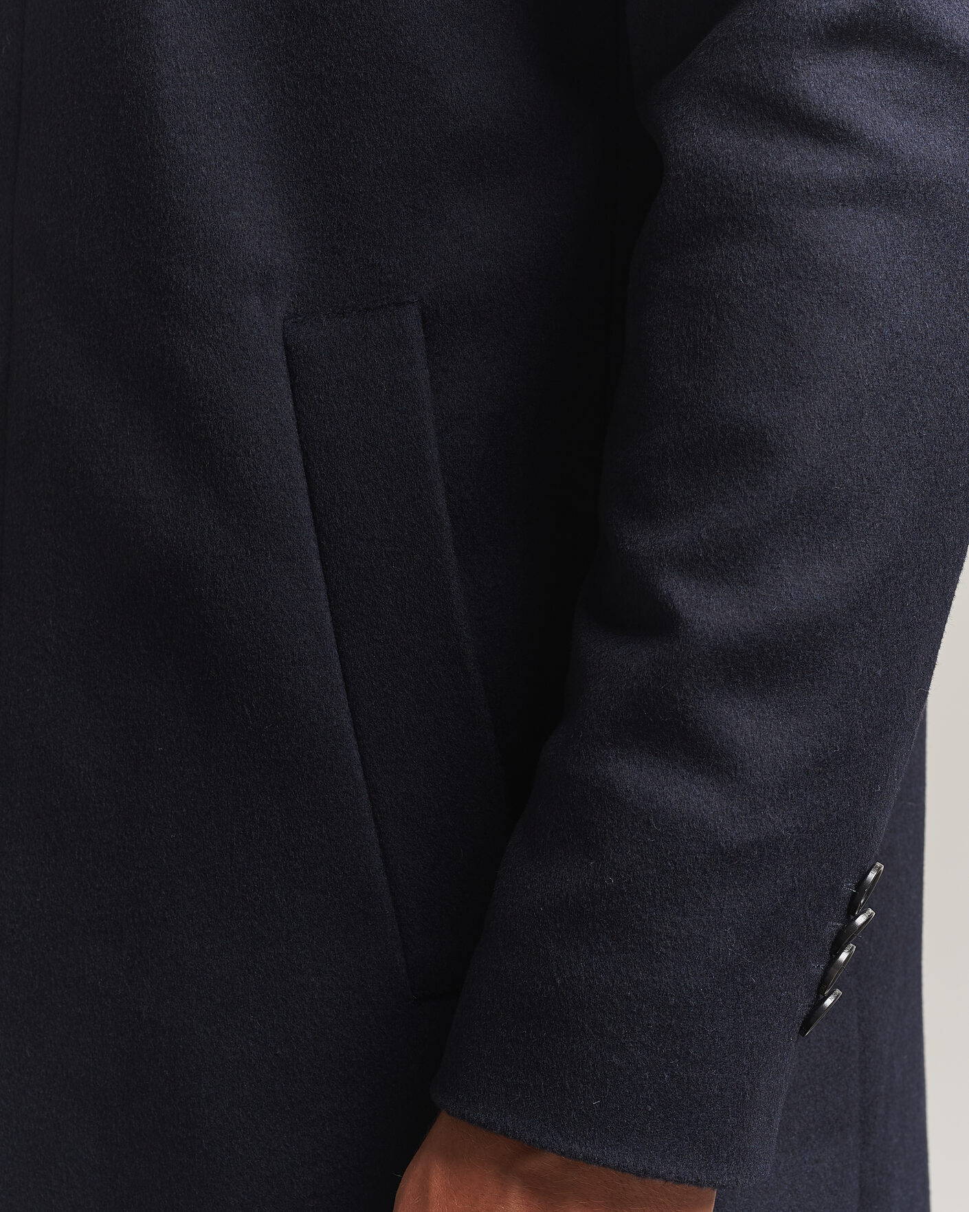Herren | Jacken | Tiger of Sweden | Aleric Wool/Cashmere Coat Light Ink