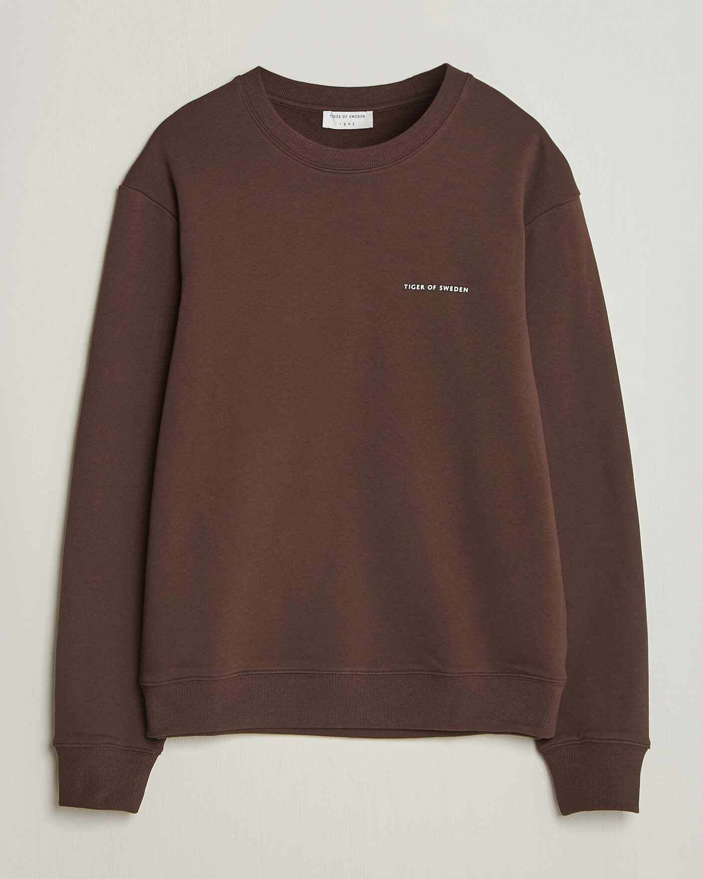 Herren | Pullover | Tiger of Sweden | Emerson Crew Neck Sweatshirt Dark Mahogany