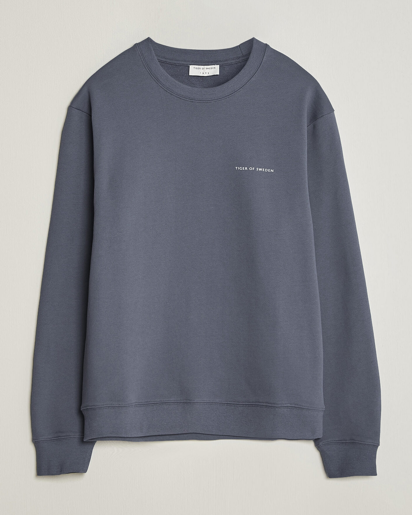 Herren | Pullover | Tiger of Sweden | Emerson Crew Neck Sweatshirt Iron Haze