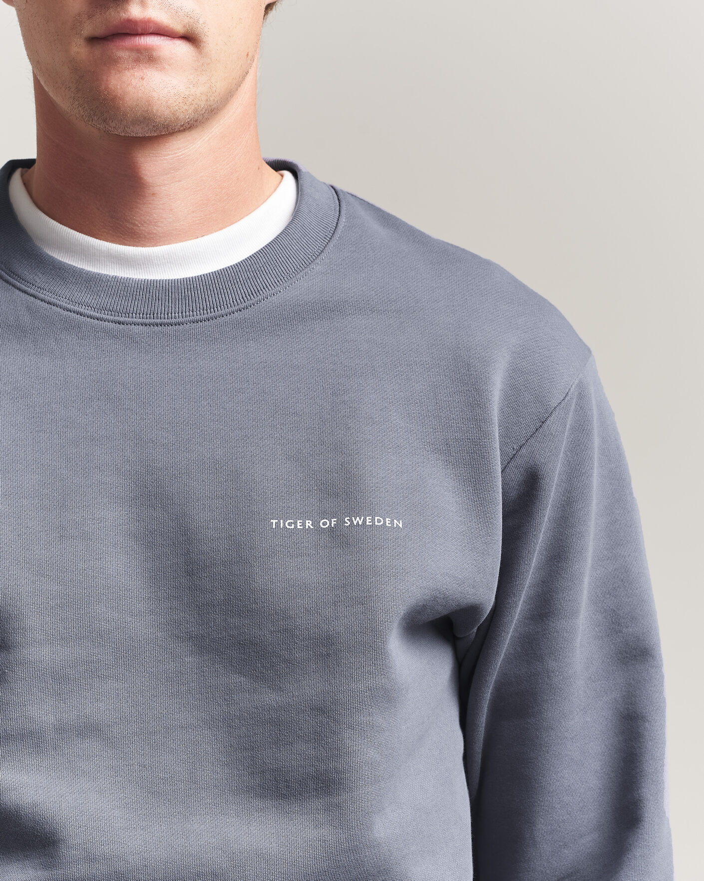 Herren | Pullover | Tiger of Sweden | Emerson Crew Neck Sweatshirt Iron Haze
