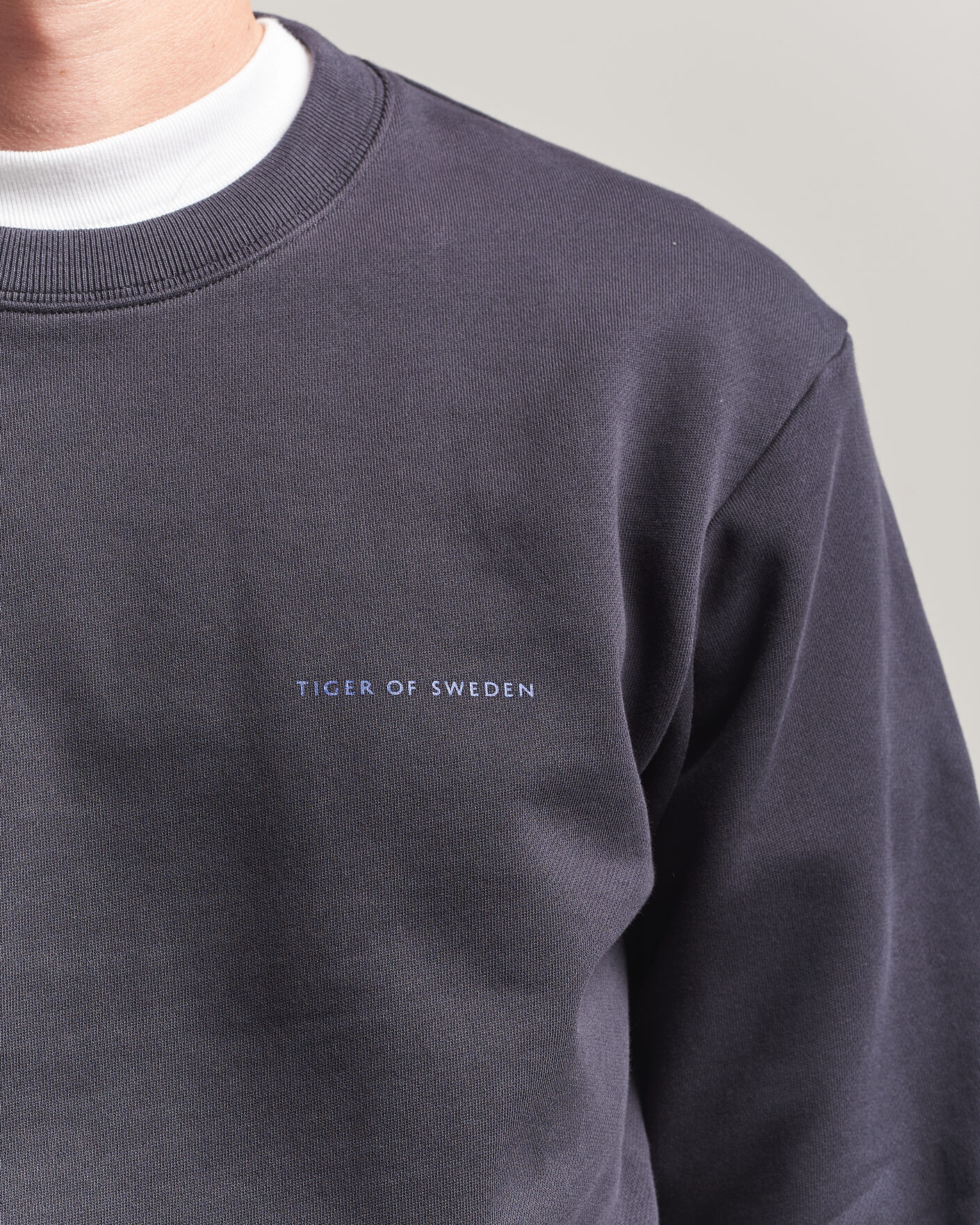 Herren | Pullover | Tiger of Sweden | Emerson Crew Neck Sweatshirt Light Ink