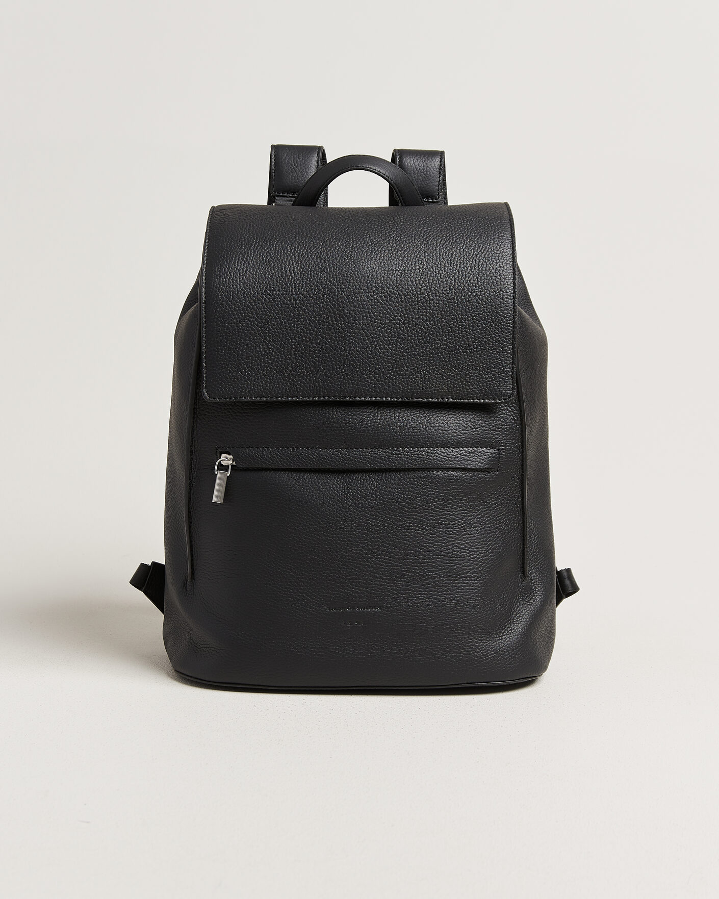 Herren | Taschen | Tiger of Sweden | Vuntir Grained Leather Backpack Black
