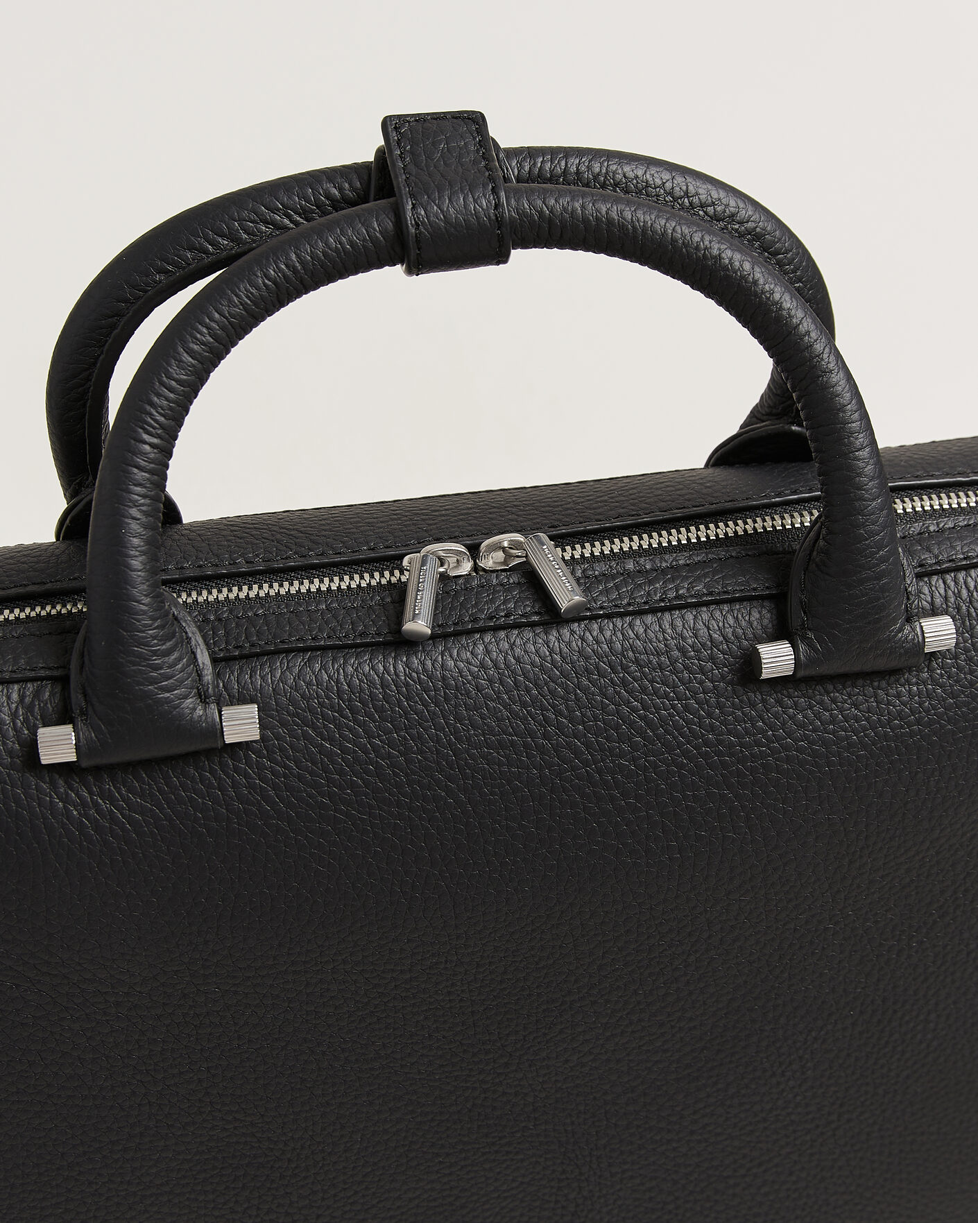 Herren | Taschen | Tiger of Sweden | Valise Grained Leather Briefcase Black