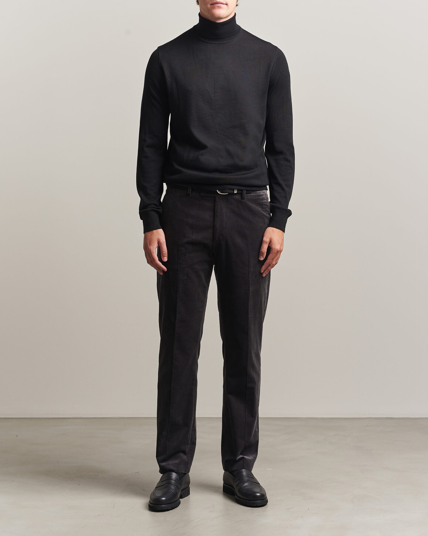 Herren | Hosen | Tiger of Sweden | Tense Pleated Corduroy Trousers Phantom