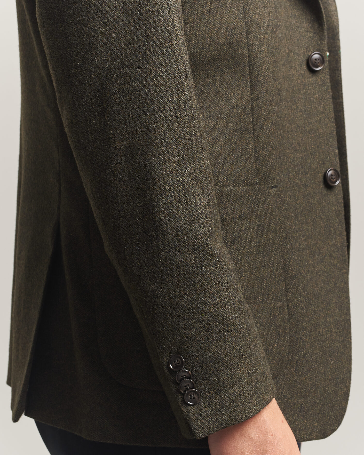 Herren | Sakkos | Tiger of Sweden | Justin Wool Flannel Suit Blazer Muted Canopy