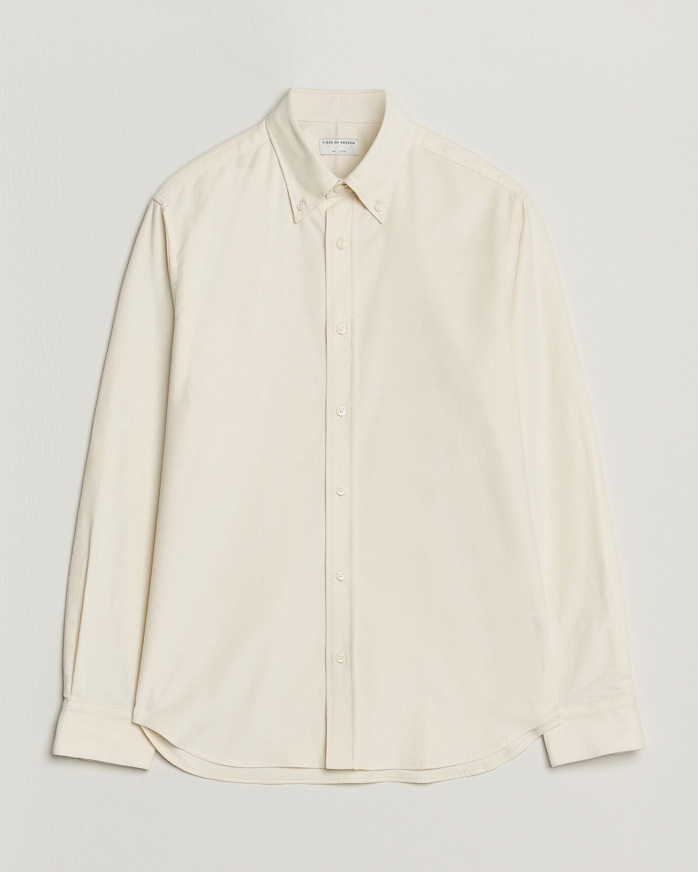 Herren | Hemden | Tiger of Sweden | Bjorn Corduroy Shirt Cream White