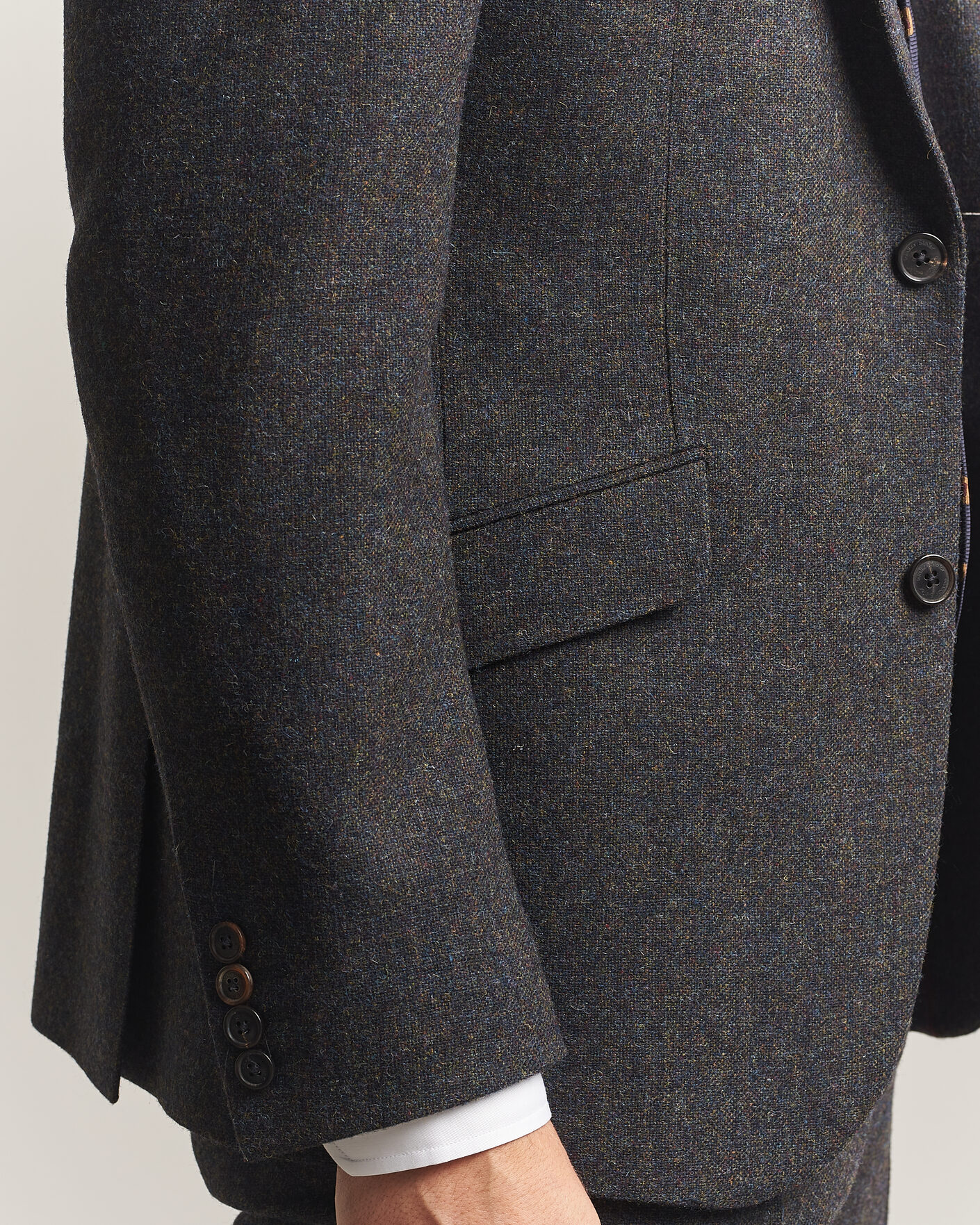 Herren | Sakkos | Walker Slater | Edward Shetland Wool Donegal Blazer Navy