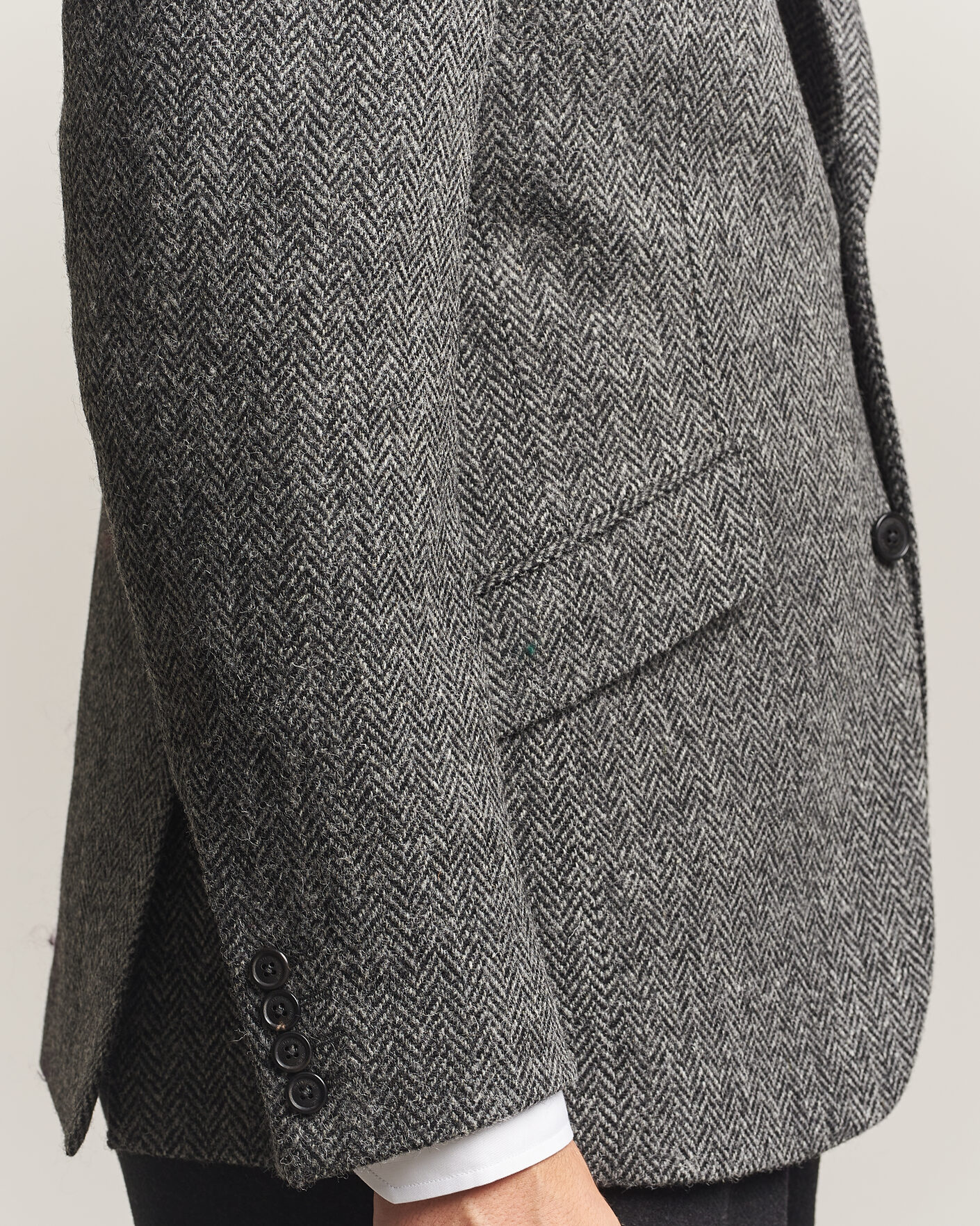 Herren | Sakkos | Walker Slater | Edward Harris Tweed Herringbone Blazer Charcoal