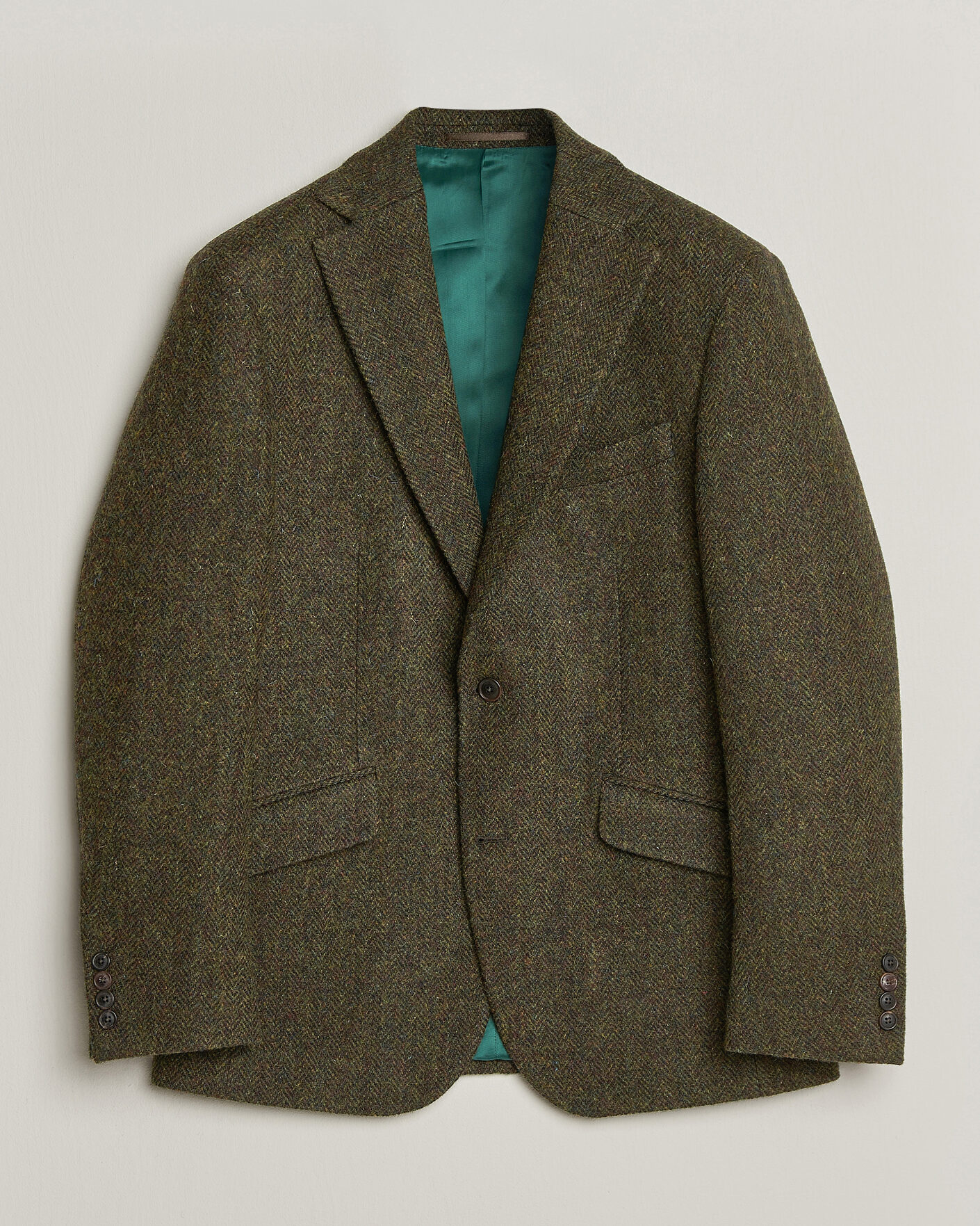 Herren | Sakkos | Walker Slater | Edward Harris Tweed Herringbone Blazer Green
