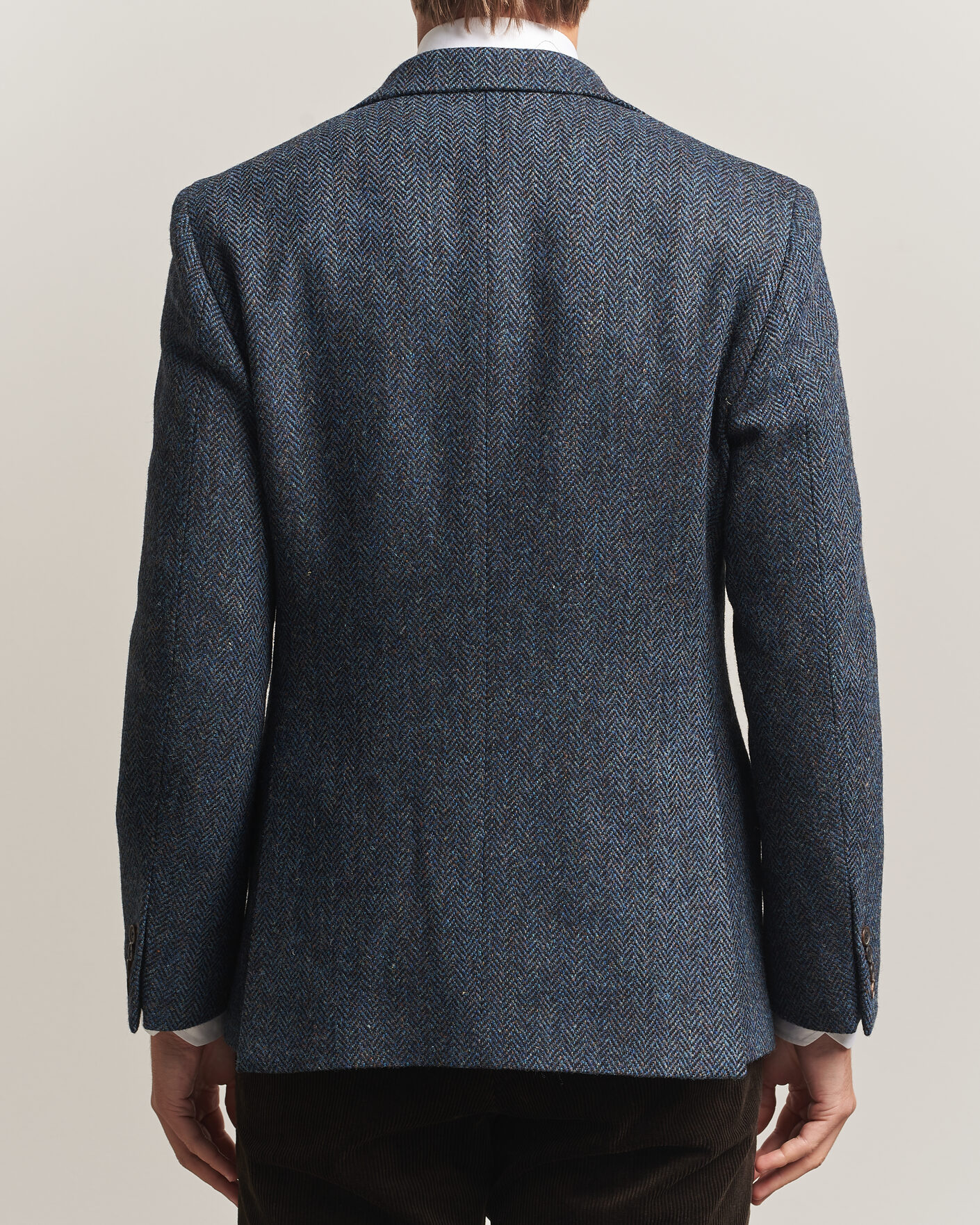 Herren | Sakkos | Walker Slater | Edward Harris Tweed Herringbone Blazer Navy