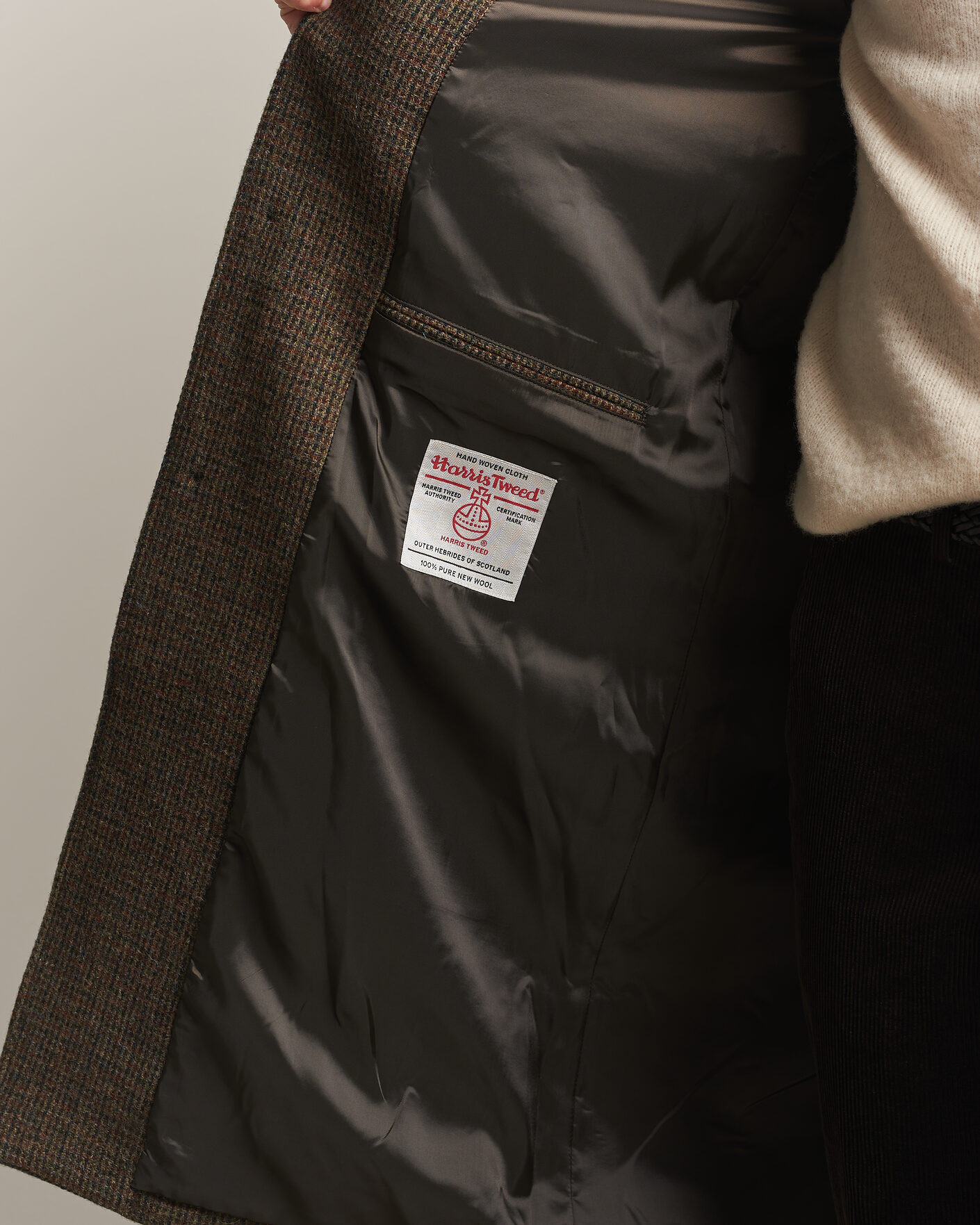 Herren | Jacken | Walker Slater | Sherlock Harris Tweed Microcheck Coat Amber Brown