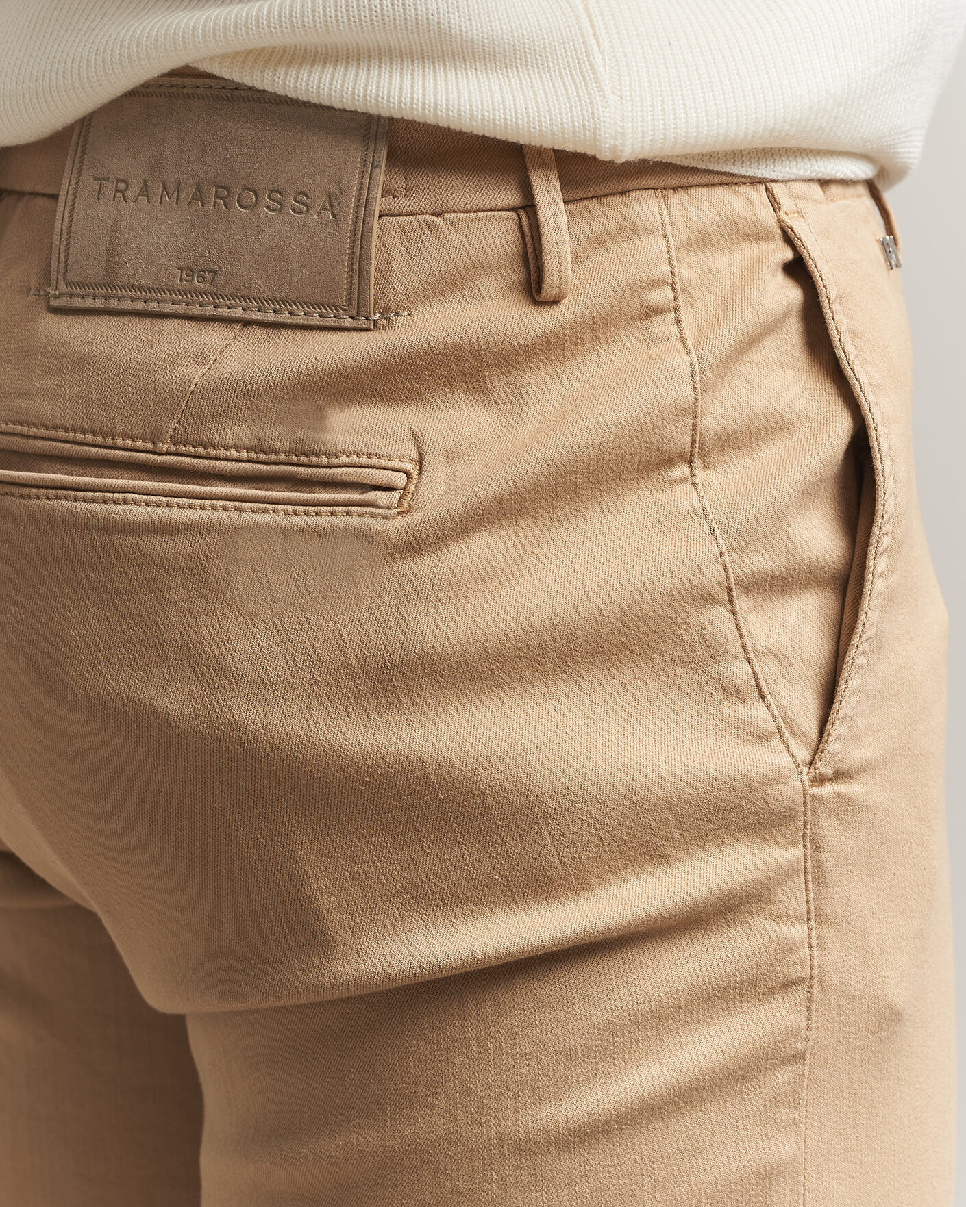 Herren | Hosen | Tramarossa | Luis Superstrech Cotton Chino Beige