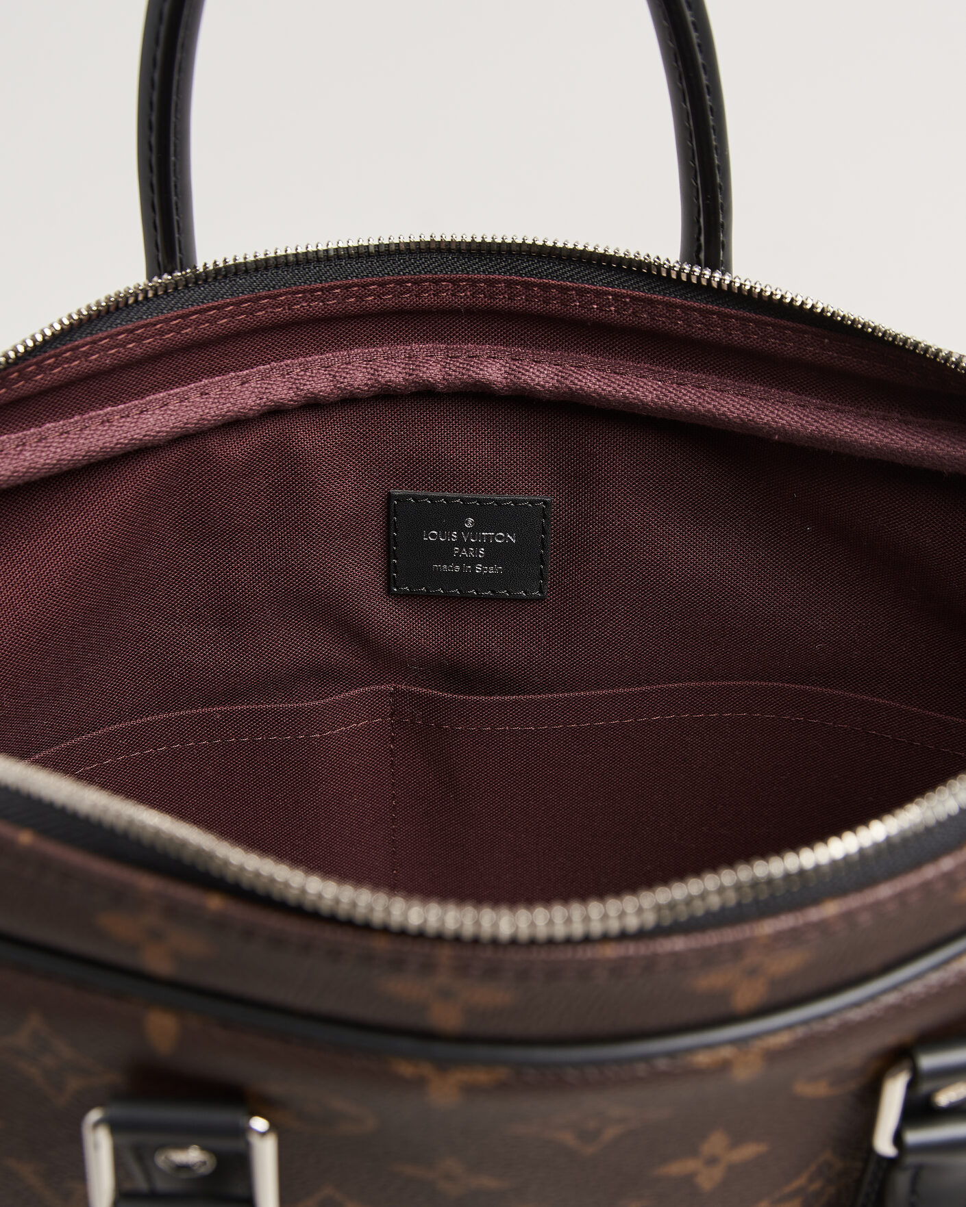 Herren | Pre-Owned & Vintage Bags | Louis Vuitton Pre-Owned | Porte-Documents Voyage Briefcase Monogram Macassar