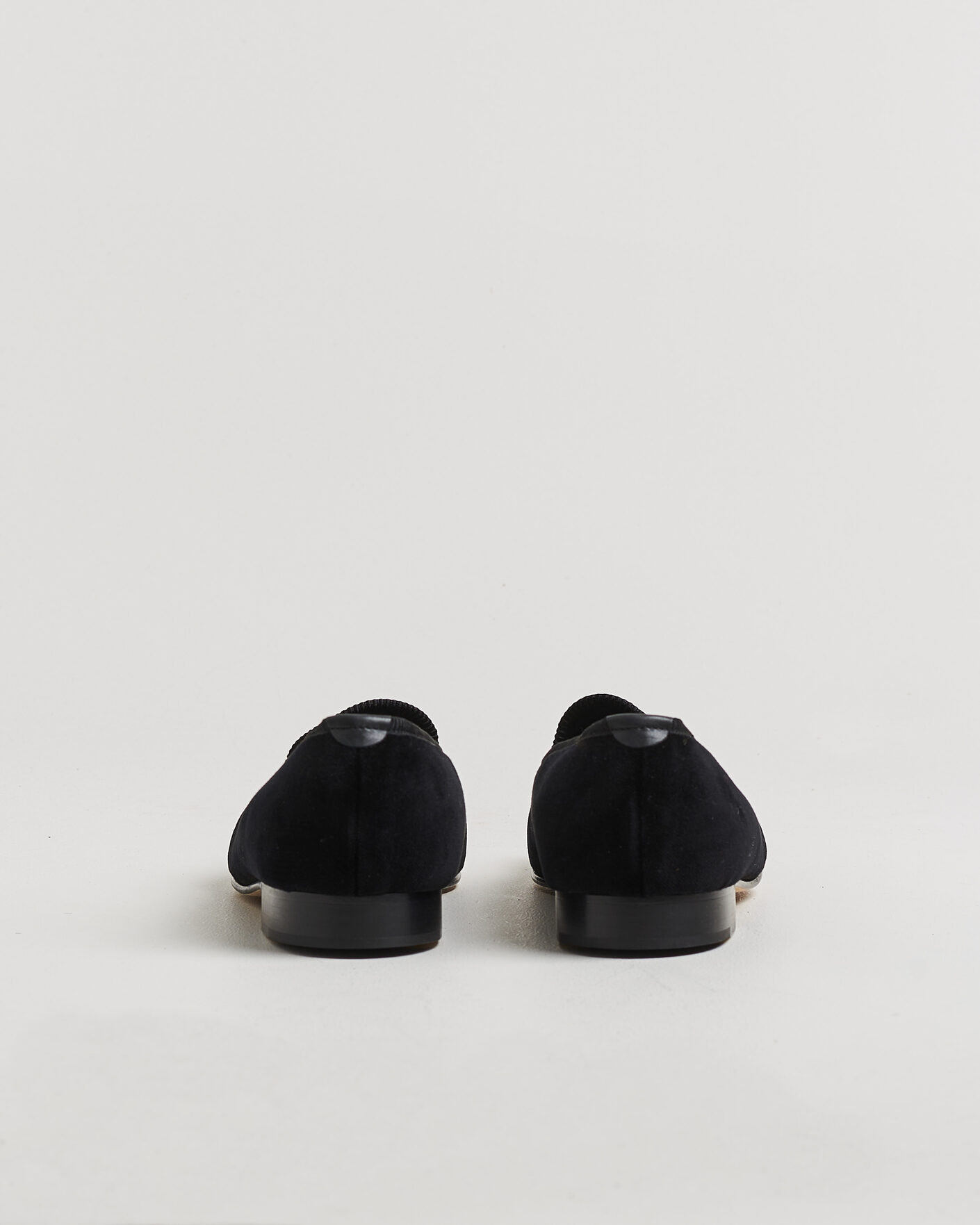 Herren | Loafer | Bowhill & Elliott | Martini Venetian Pump Black Velvet