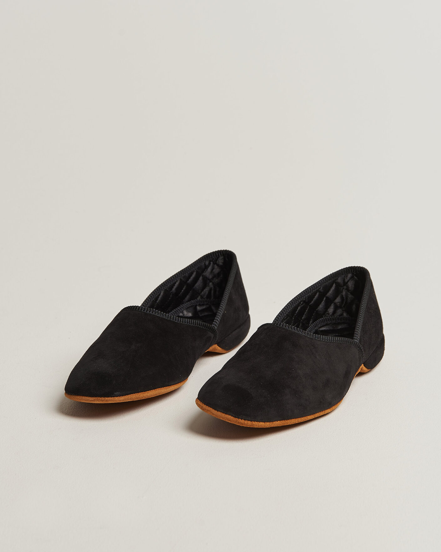 Herren | Sandalen & Pantoletten | Bowhill & Elliott | Grecian Indoor Slippers Black Suede