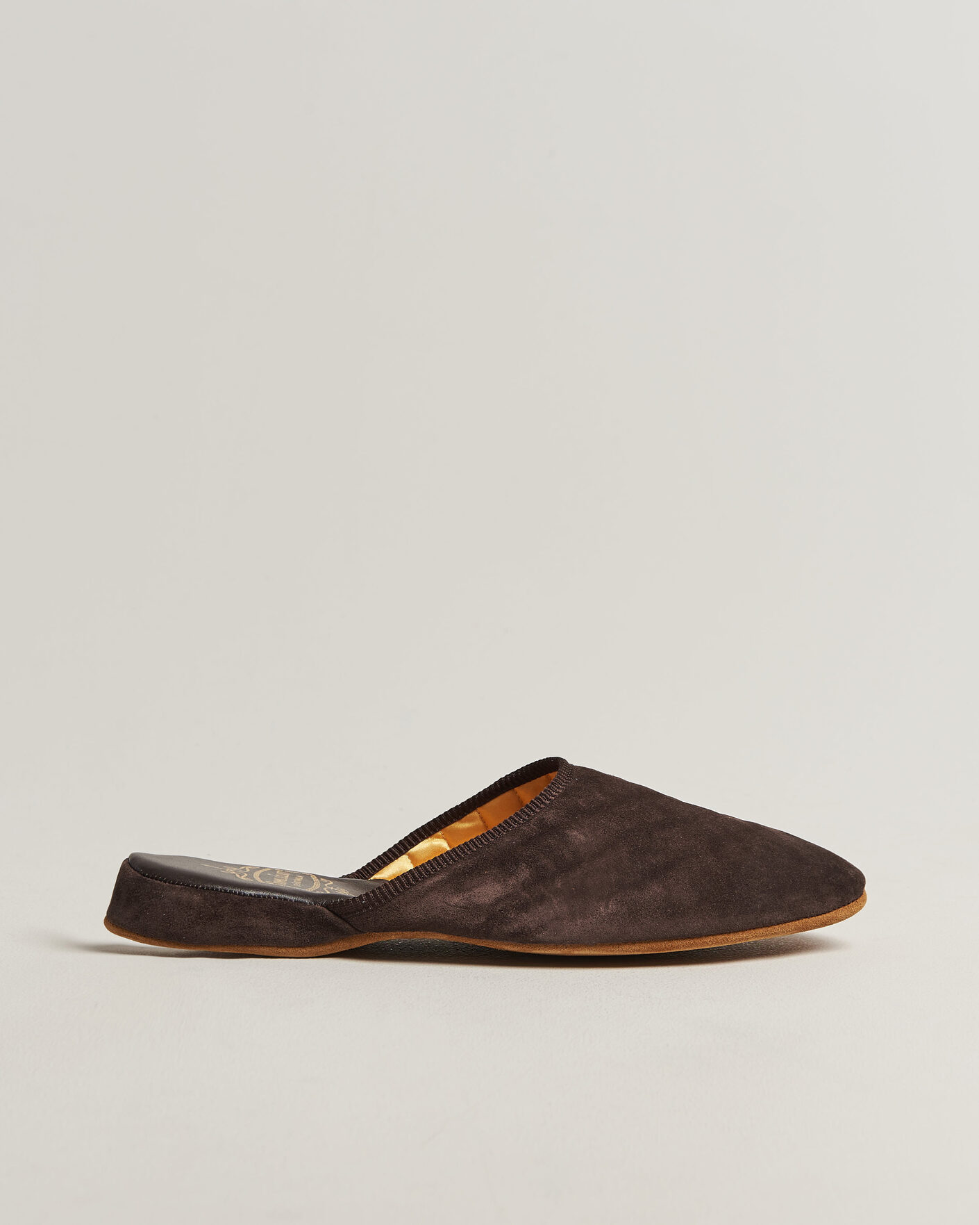 Herren | Sandalen & Pantoletten | Bowhill & Elliott | Mule Slipper Quilt Lining Chocolate Suede