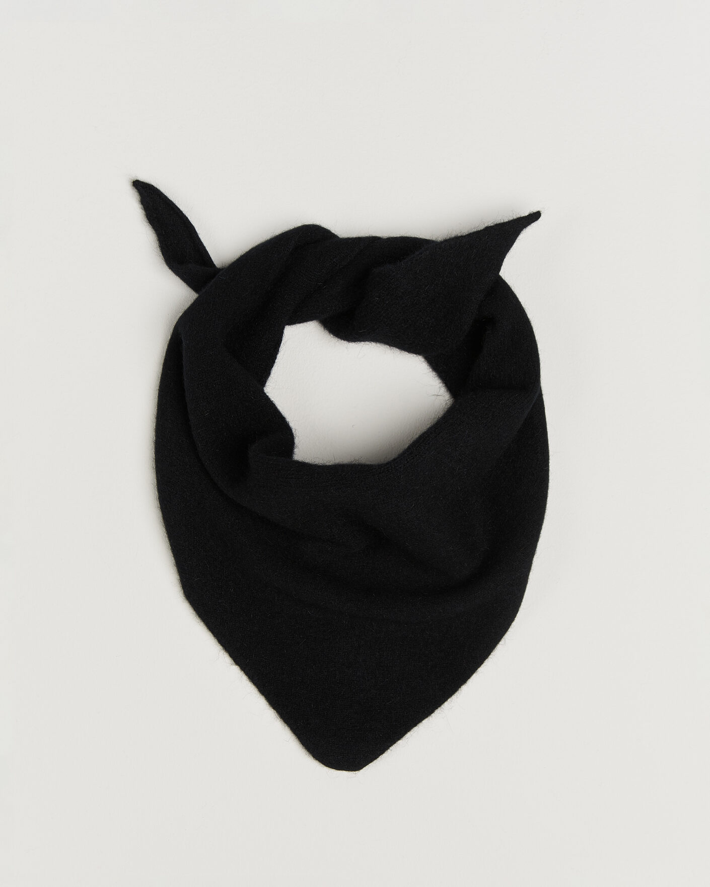 Herren | Tücher | Le Bonnet | Lambswool/Caregora Bandana Onyx