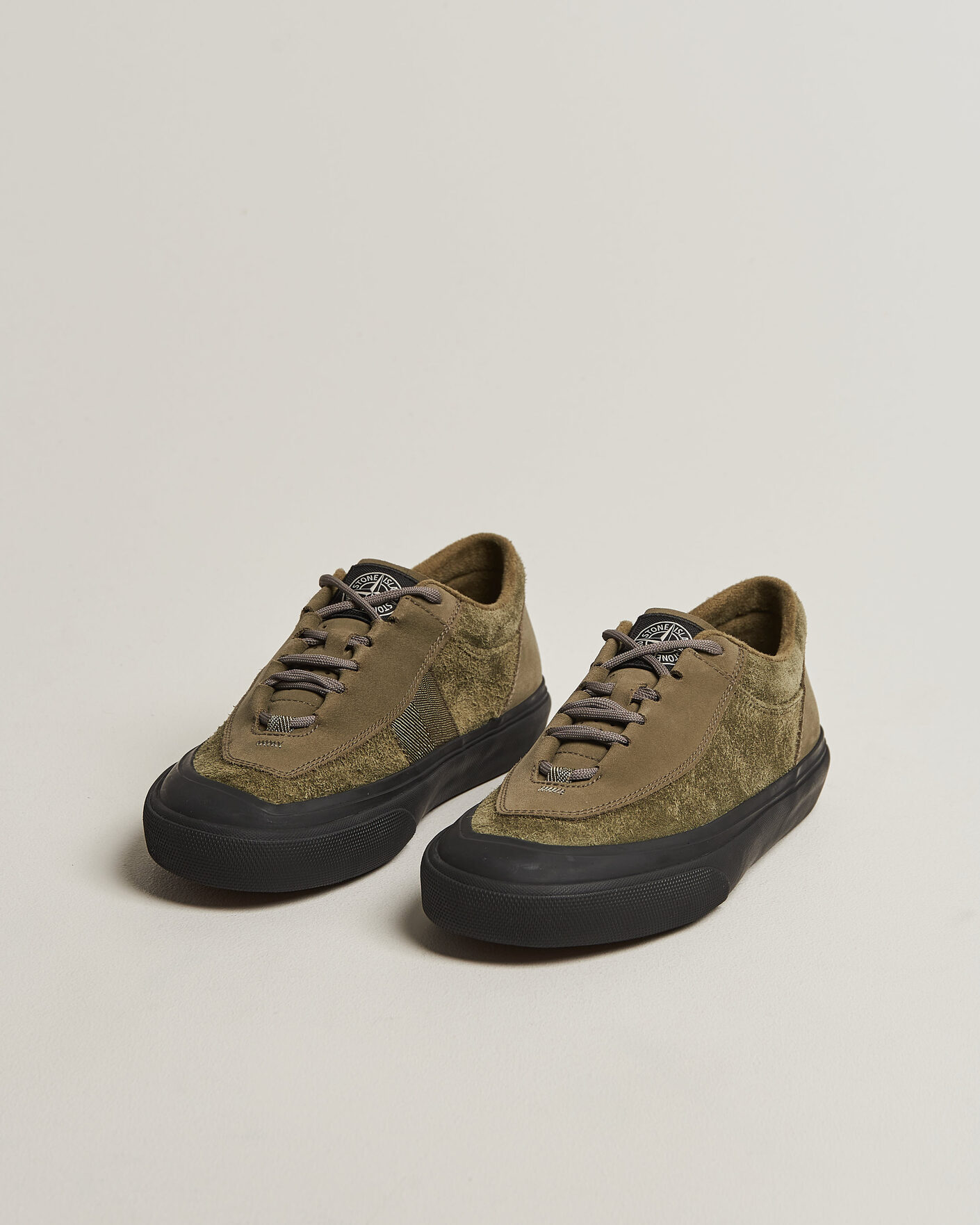 Herren | Sneaker | Stone Island | Low Top Suede Sneaker Military Green