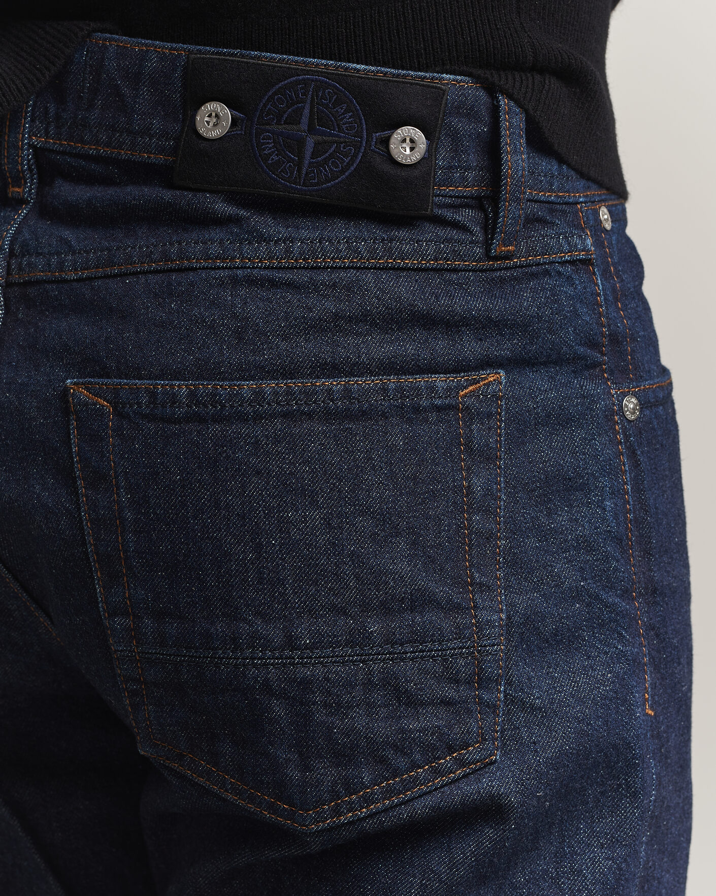 Herren | Jeans | Stone Island | Regular Straight Fit Indigo Jeans Blue Rinse