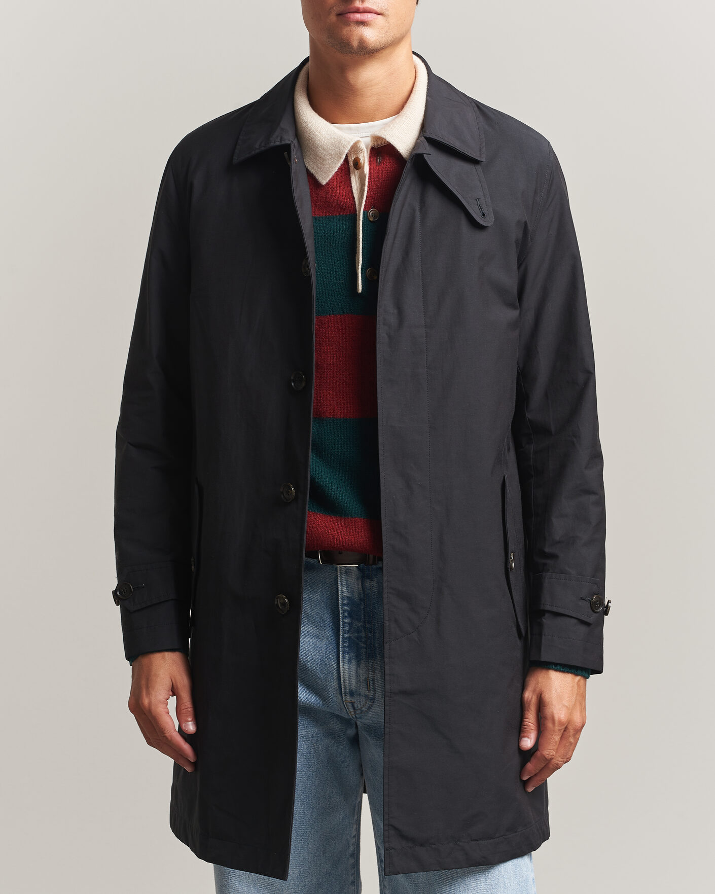 Herren | Jacken | Baracuta | G10 Detachable Cloth Coat Dark Navy