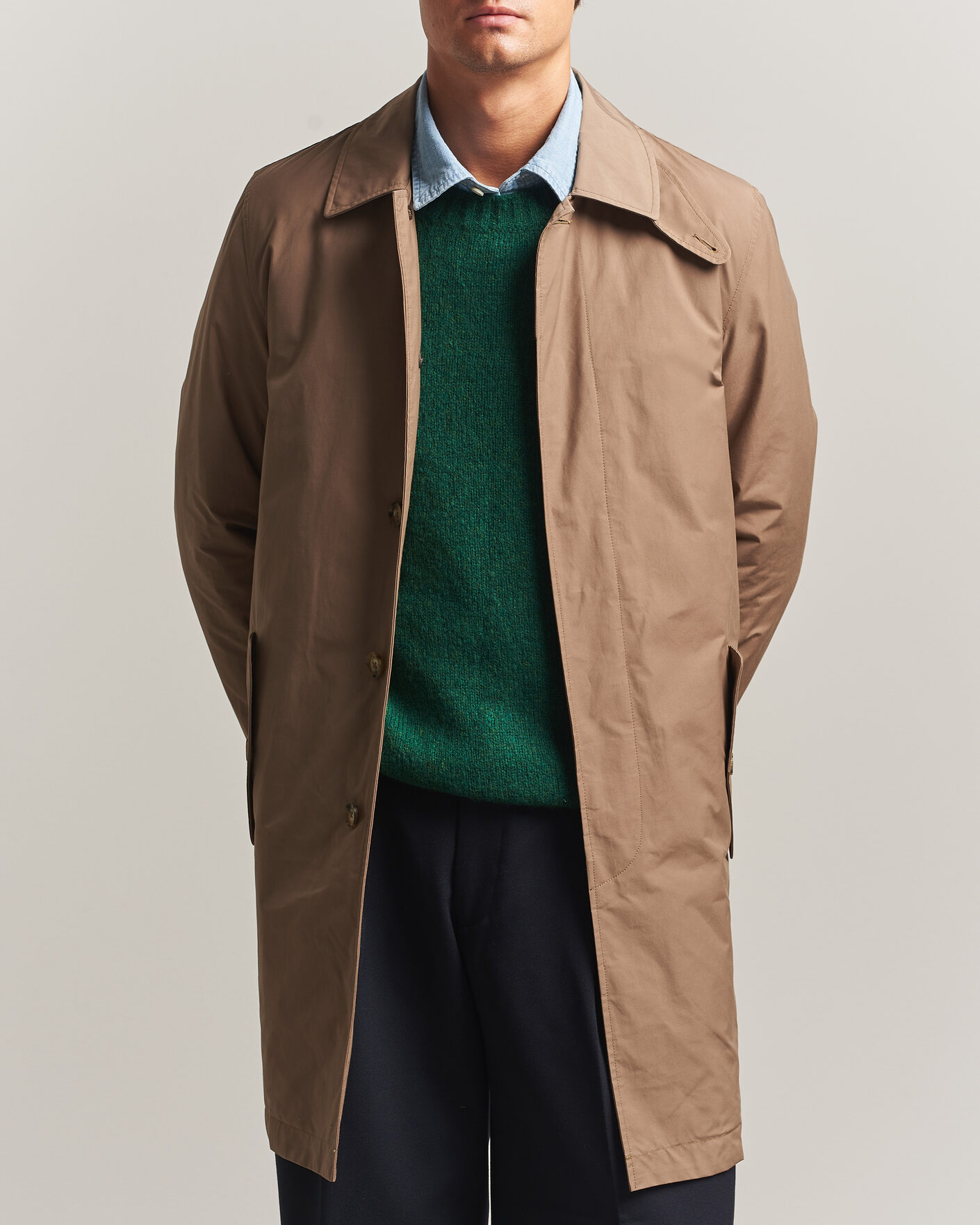 Herren | Jacken | Baracuta | G10 Detachable Cloth Coat Tan
