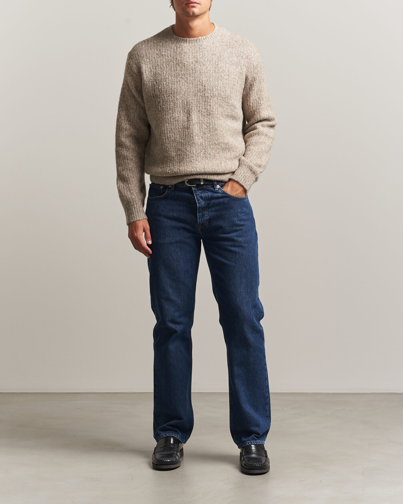Herren | Pullover | Sunflower | Yak Sweater Dark Oat