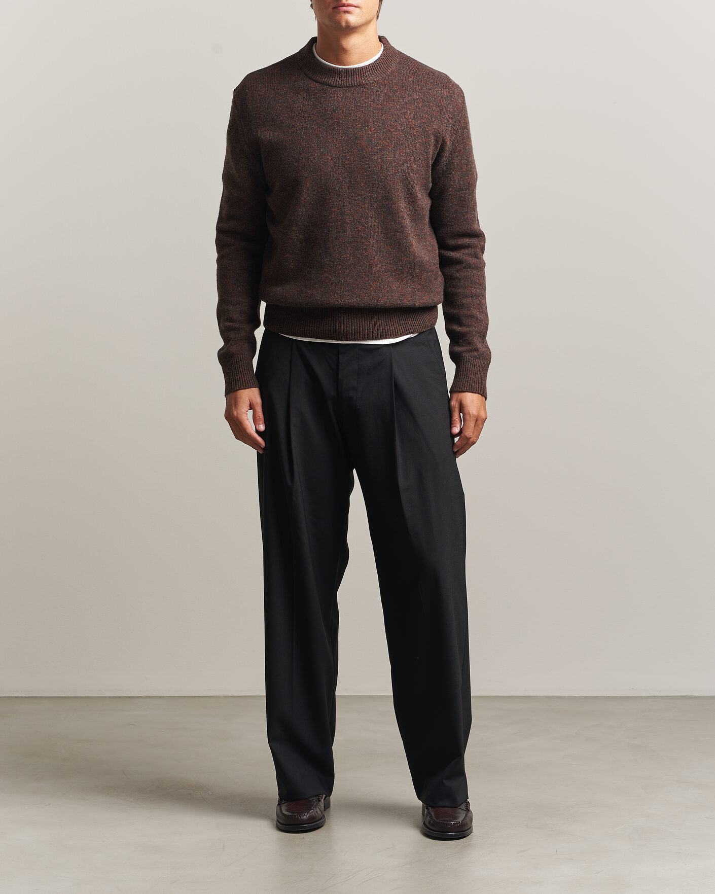 Herren | Pullover | Sunflower | Moon Merino Sweater Brown