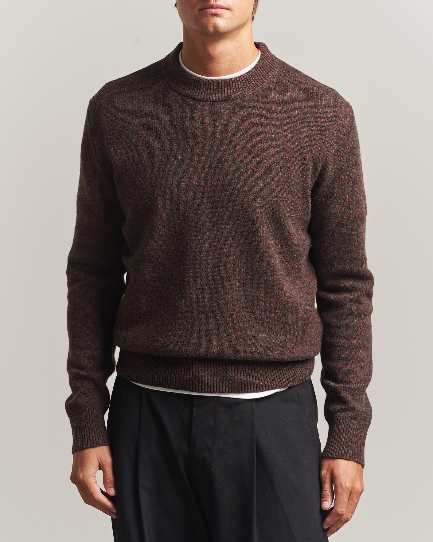 Herren | Pullover | Sunflower | Moon Merino Sweater Brown
