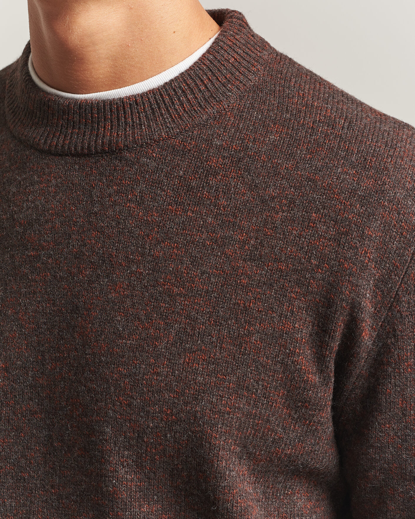 Herren | Pullover | Sunflower | Moon Merino Sweater Brown