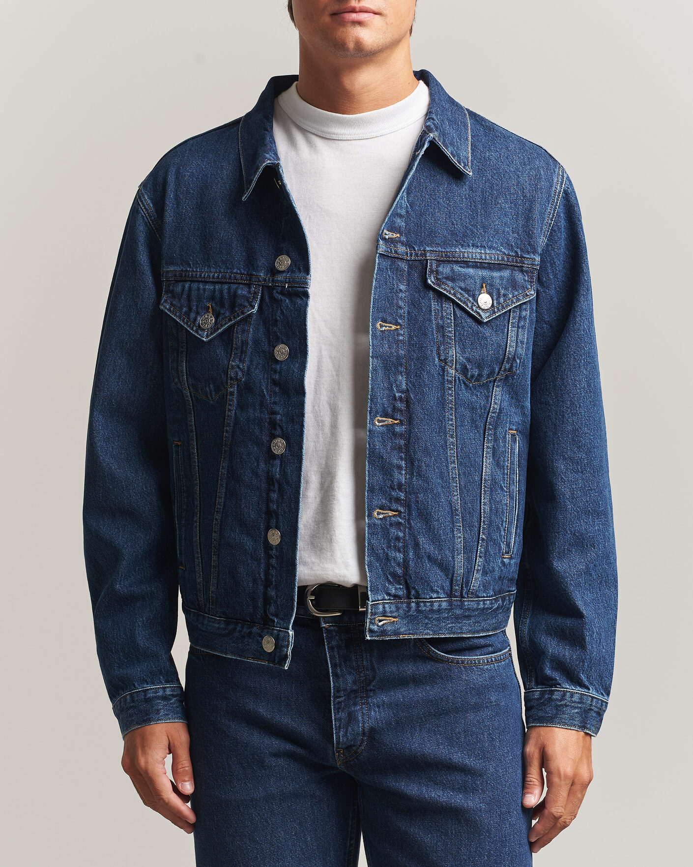 Herren | Jacken | Sunflower | Trucker Denim Jacket Blue Wash
