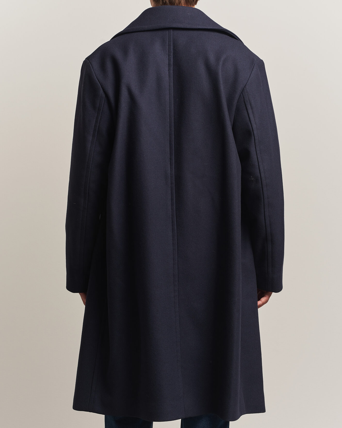 Herren | Jacken | Sunflower | Double Breasted Wool Blend Coat Navy