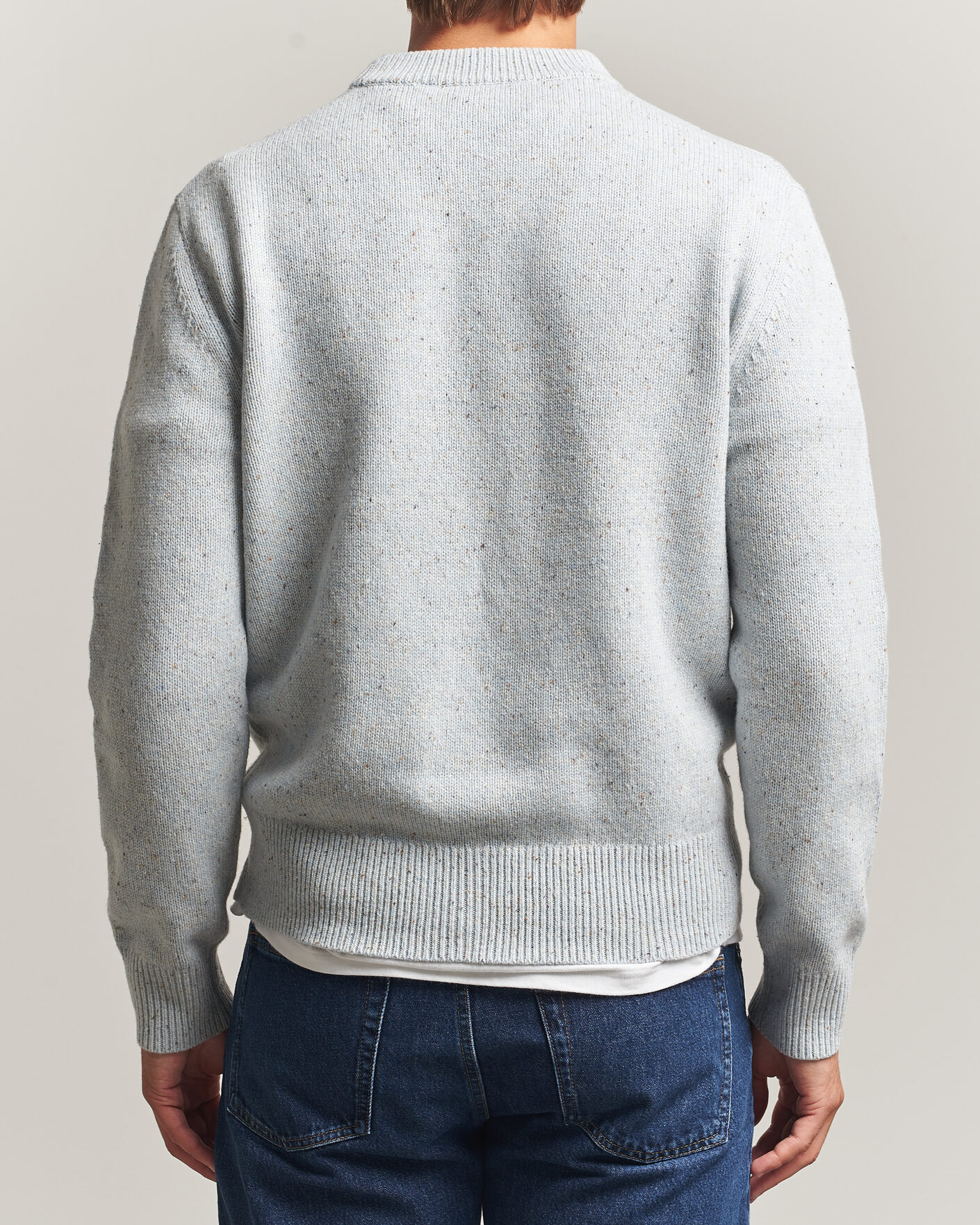 Herren | Pullover | Sunflower | Moon Donegal Sweater Light Blue