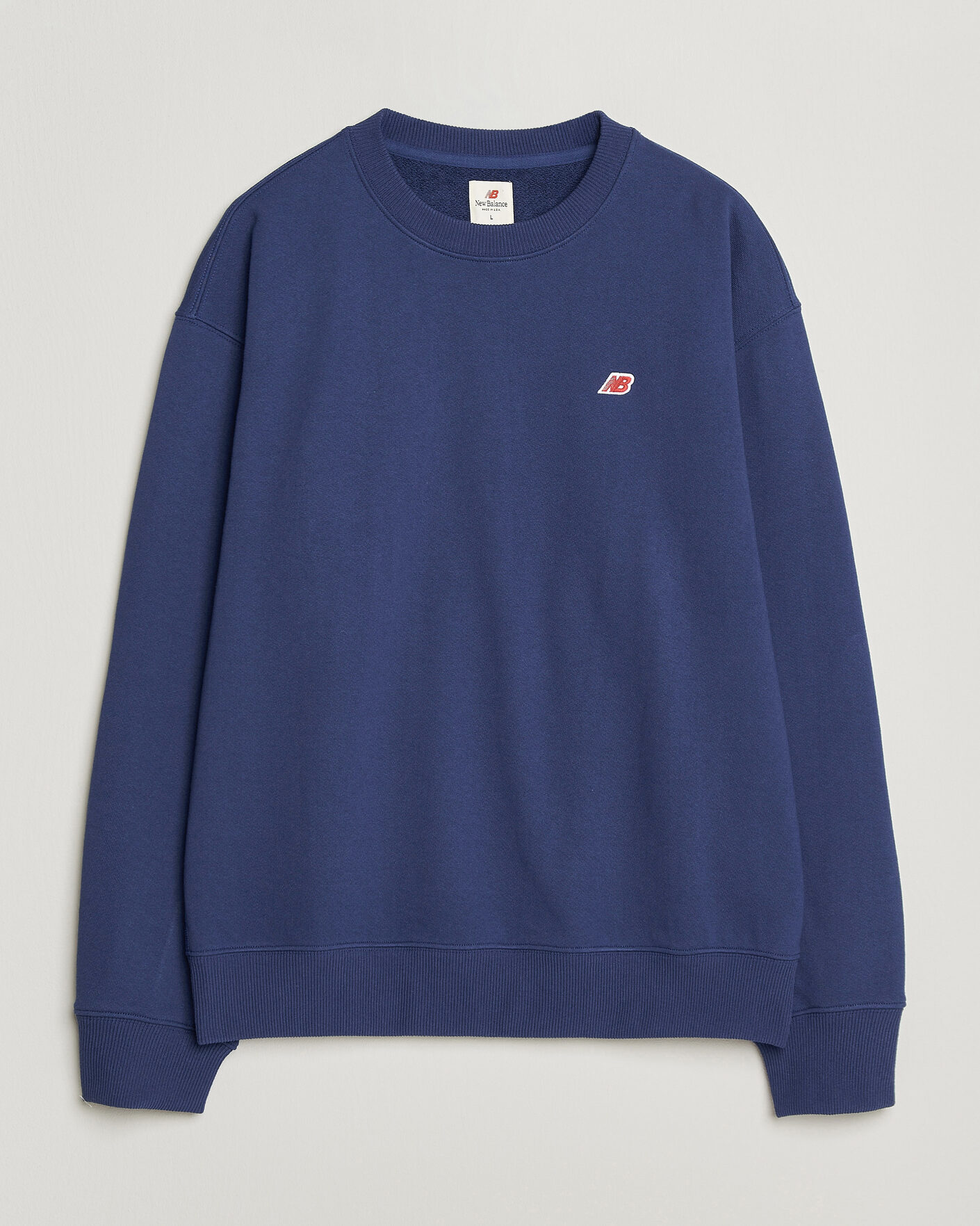 Herren | Pullover | New Balance Made In US & UK | New Balance Made in Made In USA Core Sweatshirt Blue Oyster