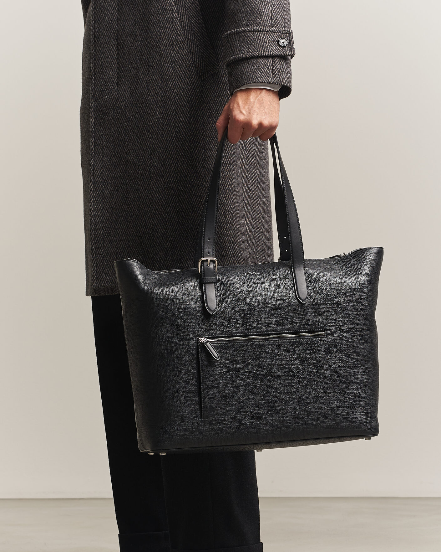 Herren | Taschen | Smythson | Ludlow Travel Tote Black
