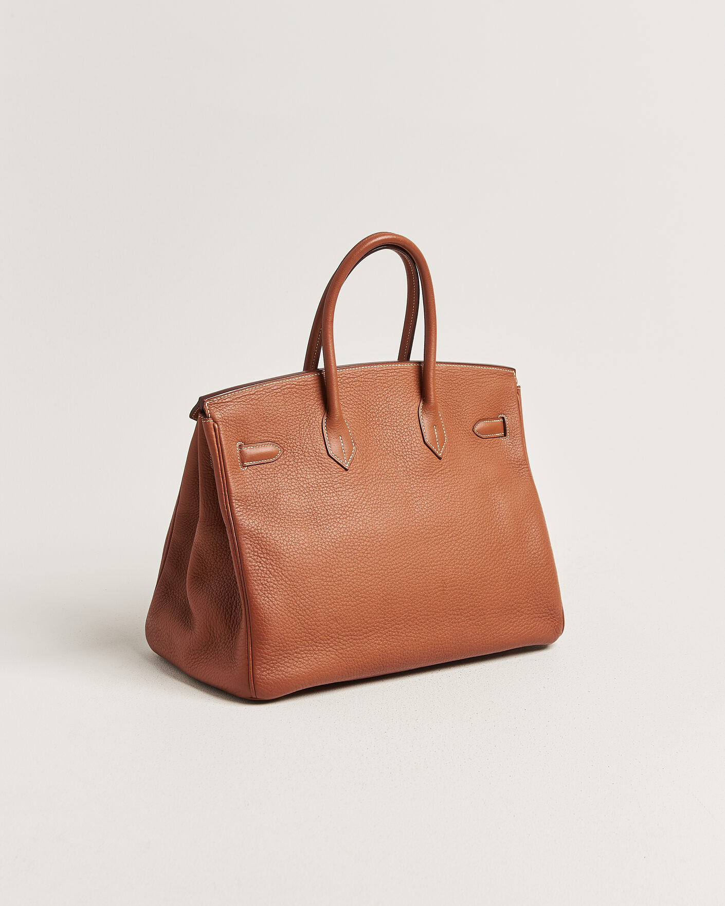 Herren | Pre-Owned & Vintage Bags | Hermès Pre-Owned | Birkin 35 Togo Leather Cognac Brown