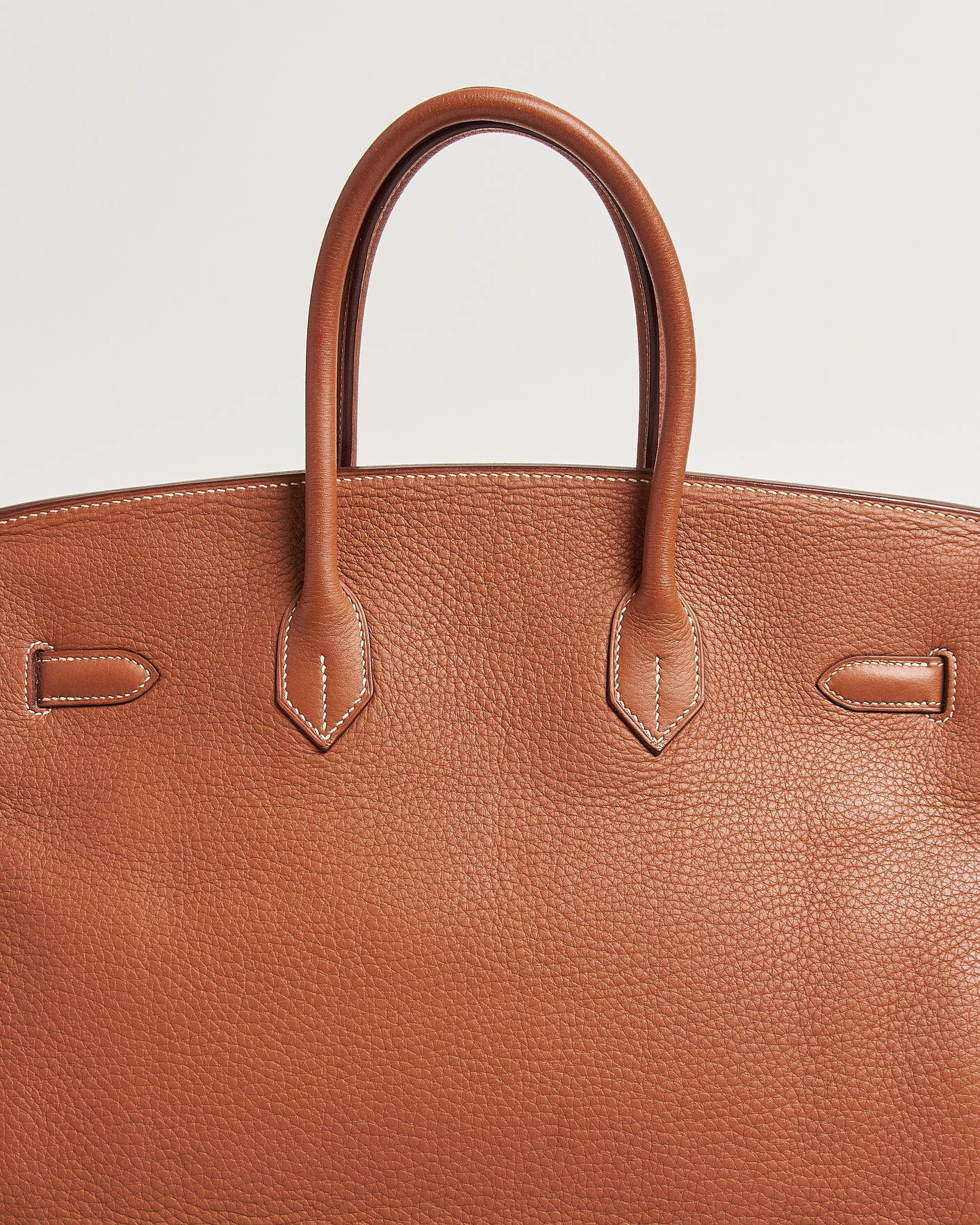 Herren | Pre-Owned & Vintage Bags | Hermès Pre-Owned | Birkin 35 Togo Leather Cognac Brown