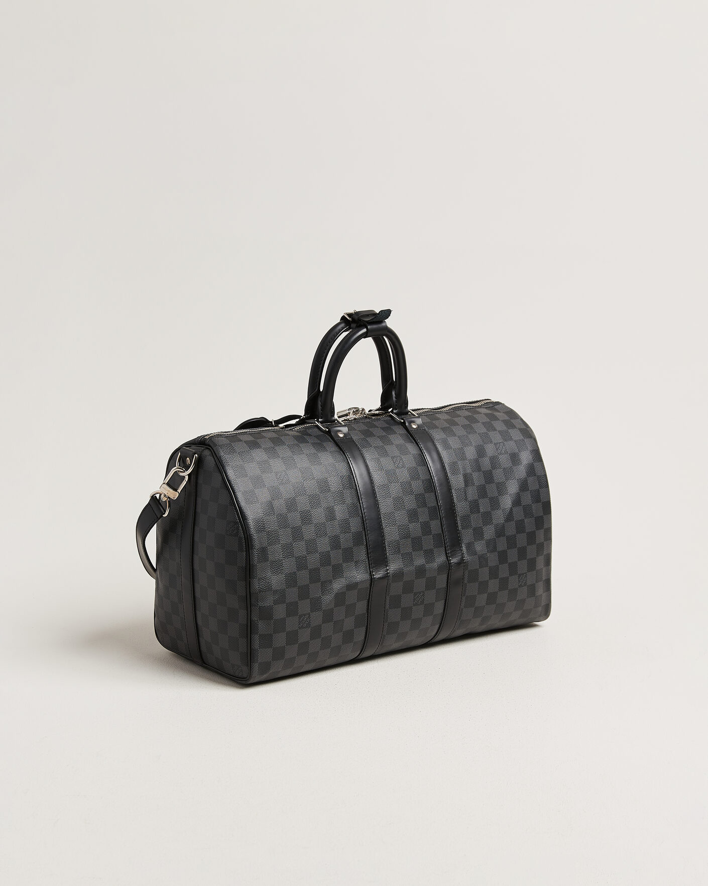 Herren | Pre-Owned & Vintage Bags | Louis Vuitton Pre-Owned | Keepall 45 Bandouliére Damier graphite