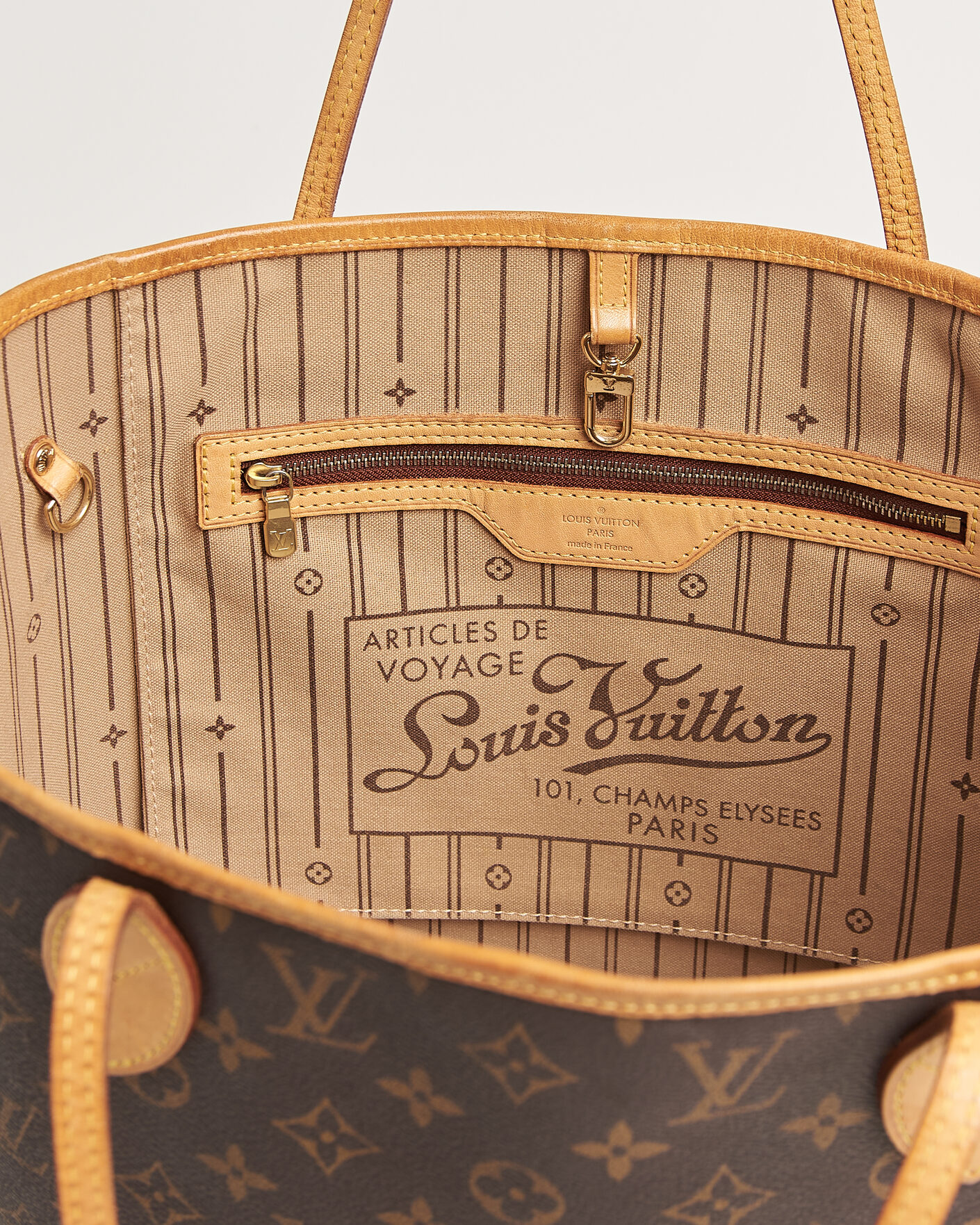 Herren | Pre-Owned & Vintage Bags | Louis Vuitton Pre-Owned | Neverfull MM Monogram