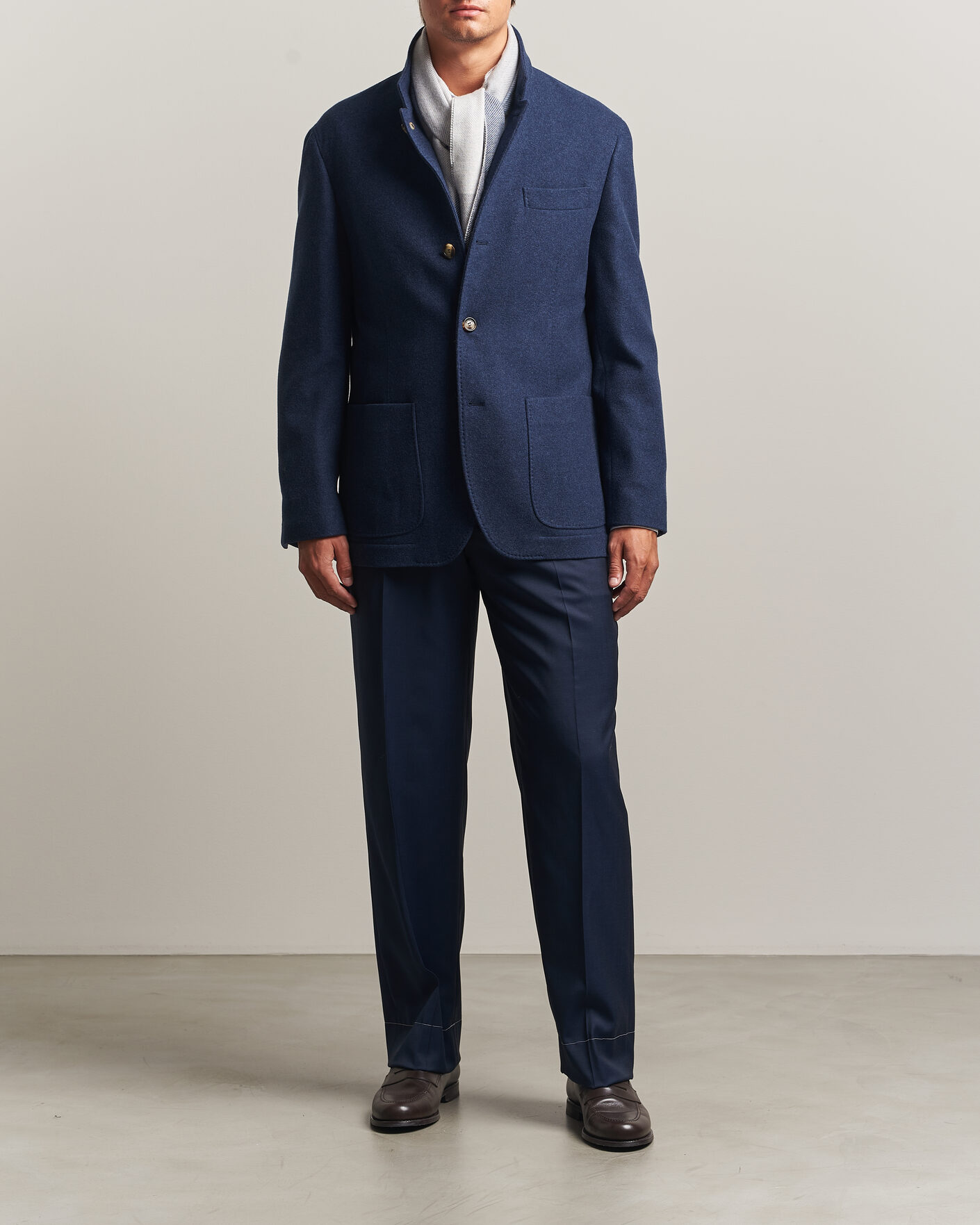 Herren | Jacken | Brunello Cucinelli | Cashmere City Jacket Navy
