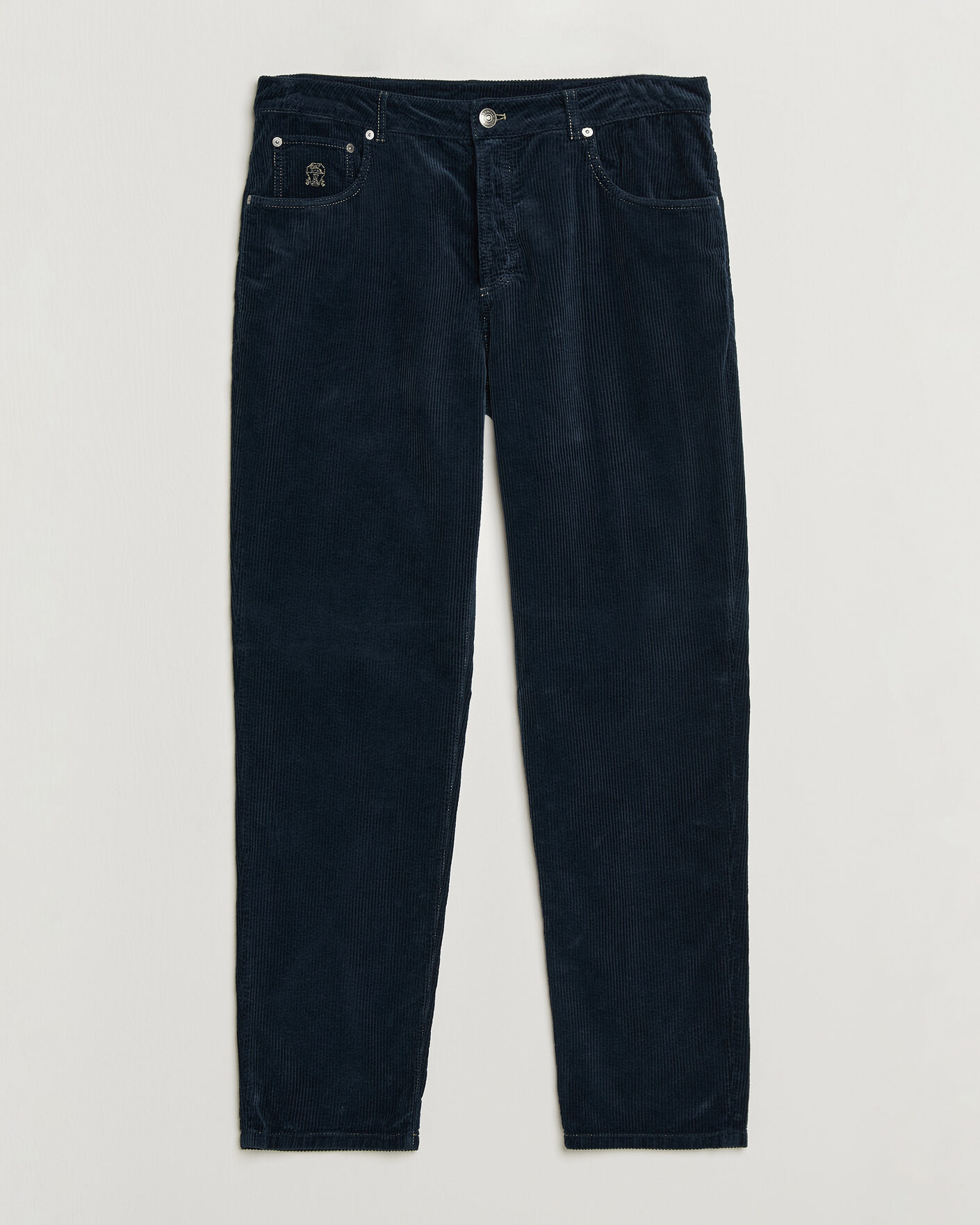 Herren | Hosen | Brunello Cucinelli | Leisure Fit Corduroy 5-Pocket Pants Navy