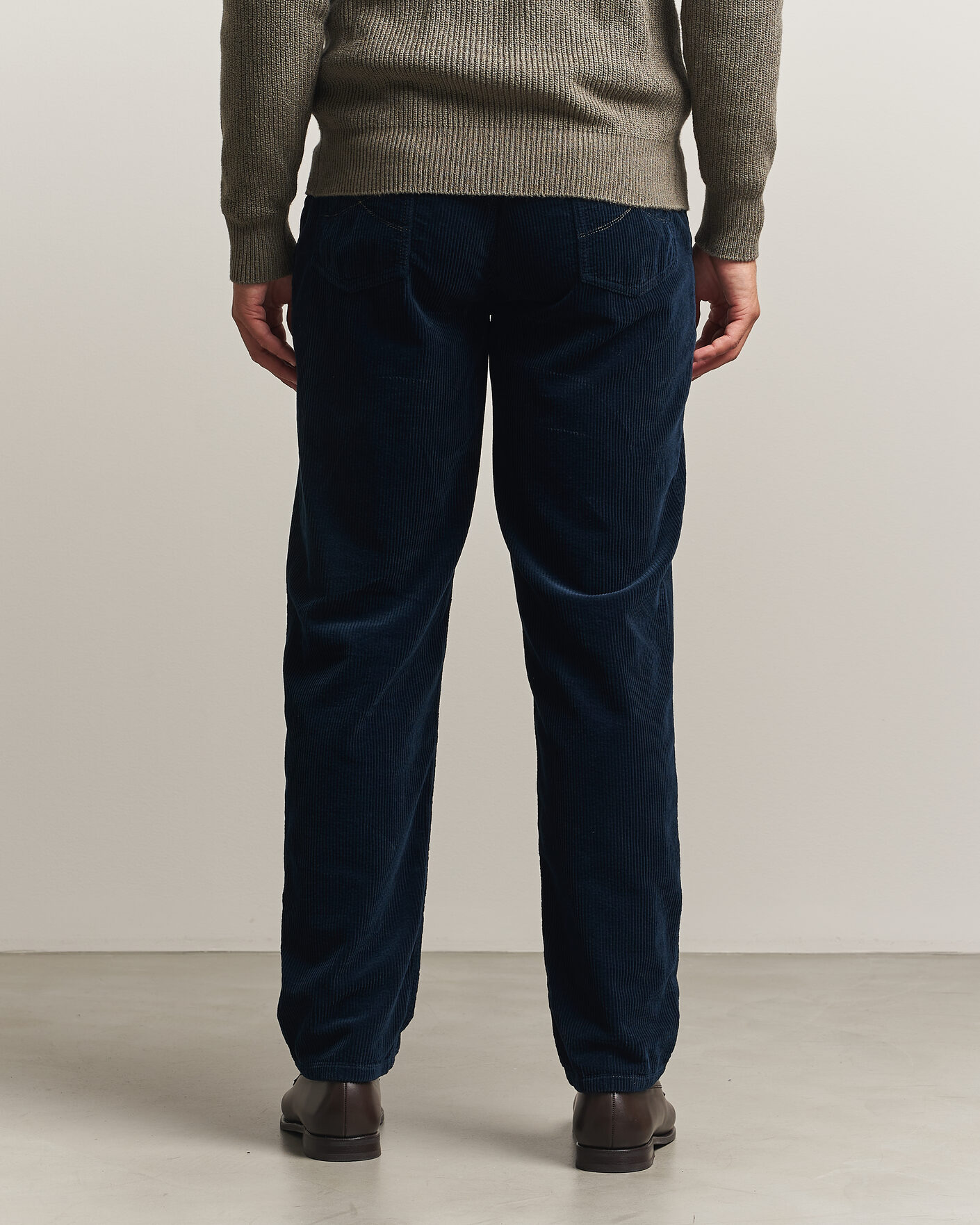 Herren | Hosen | Brunello Cucinelli | Leisure Fit Corduroy 5-Pocket Pants Navy